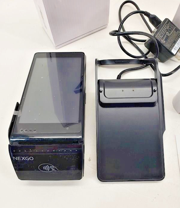 Nexgo N5 LTE POS Terminal Black with Docking Station New Open Box Point of Sale
