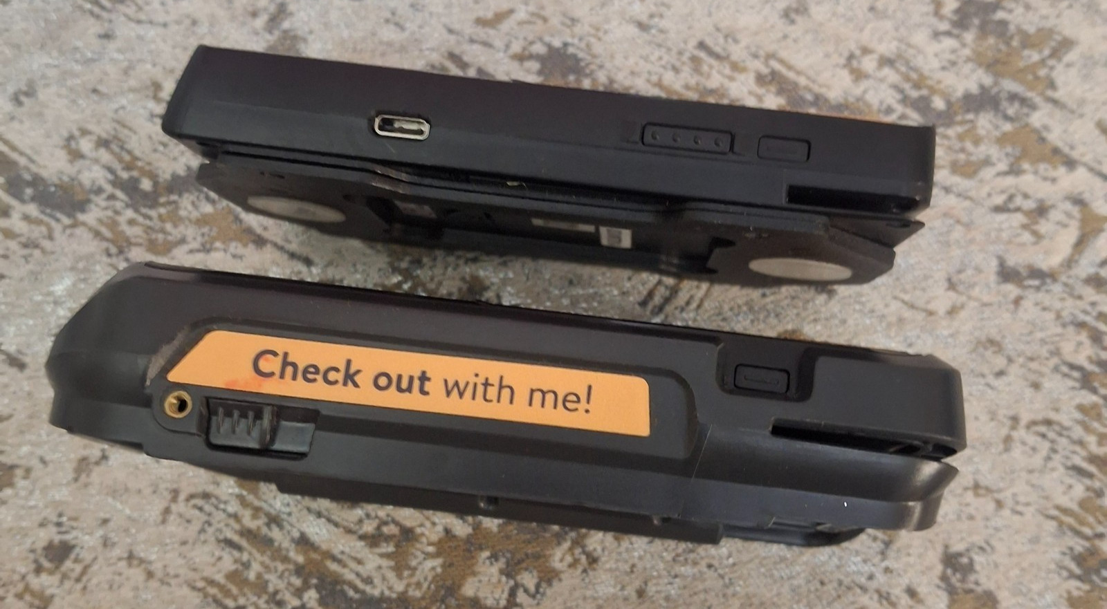 Ingenico iSMP4 Mobile Card Reader Scanner Lot of 2 AS IS for Parts Repair Donor