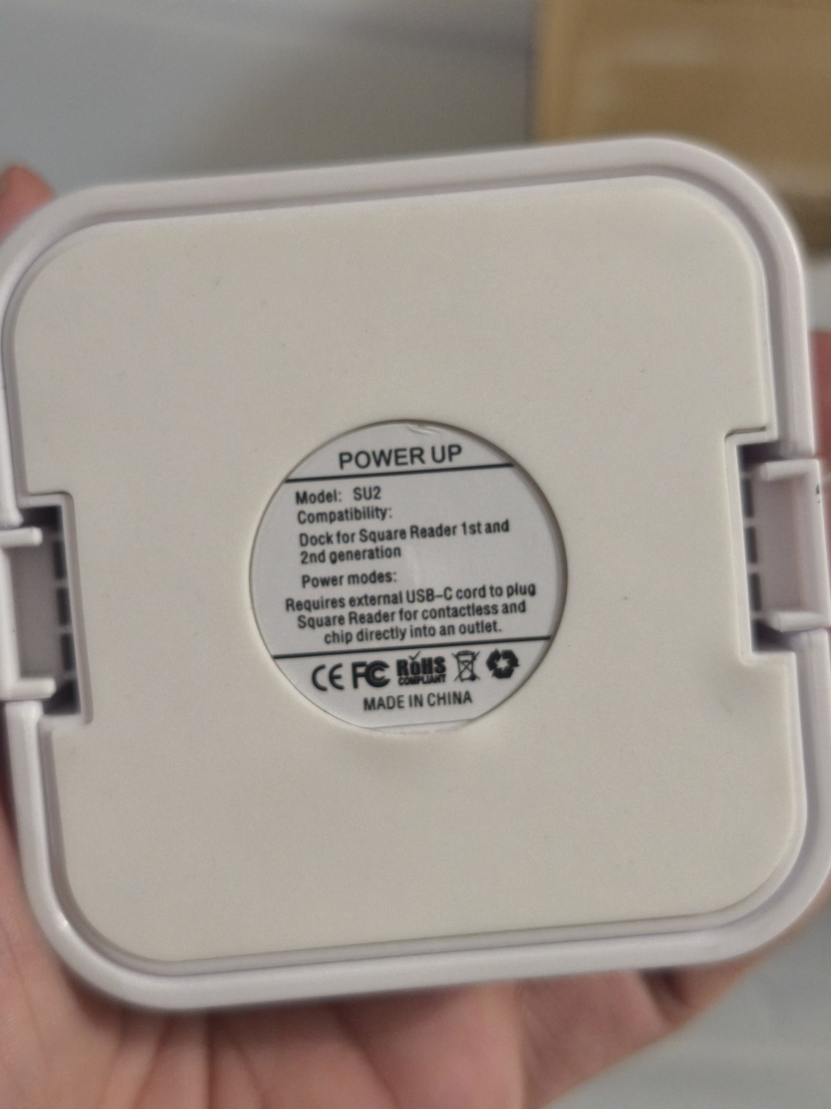 Square Reader Dock (Model SU2) designed for 1st and 2nd generation Square…
