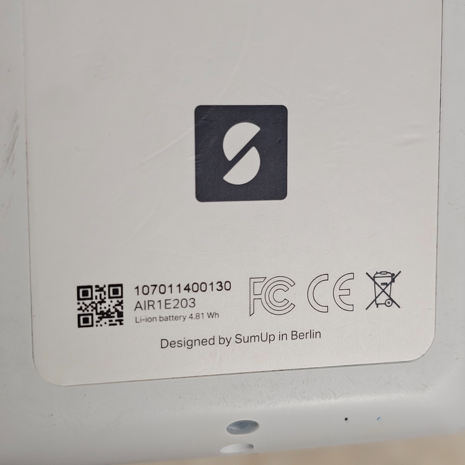 SumUp Air Card Reader (Air1E203) – Tested