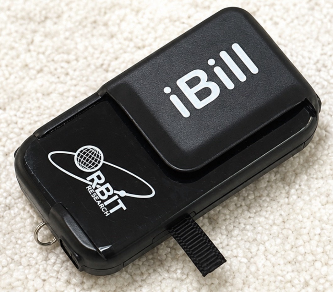 Orbit Research iBill Money Identifier Currency Reader Blind Aid Gen 2 White MINT