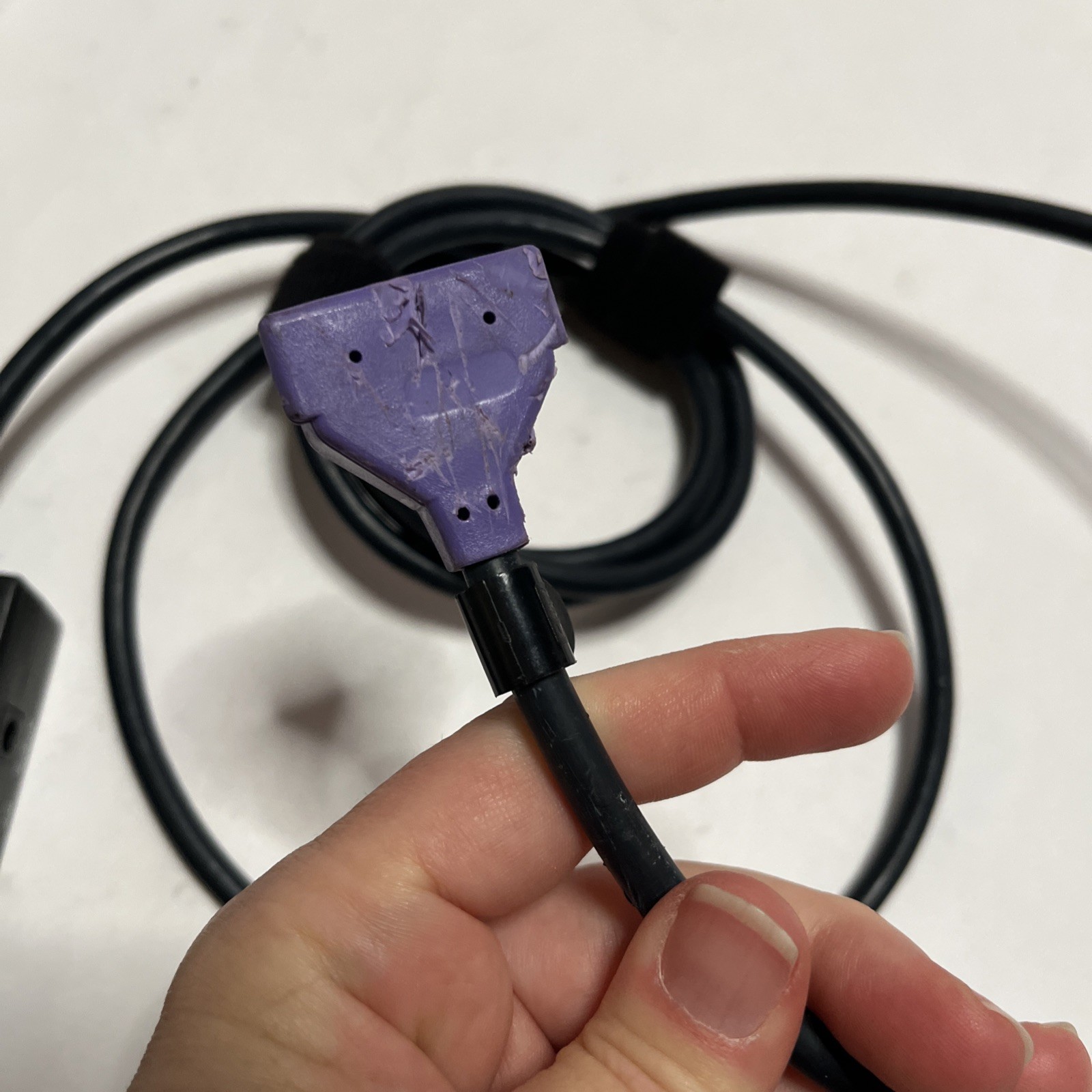 Verifone 24173-02-R Purple Multiport Ethernet Switch Cable with AC Adapter (M1)