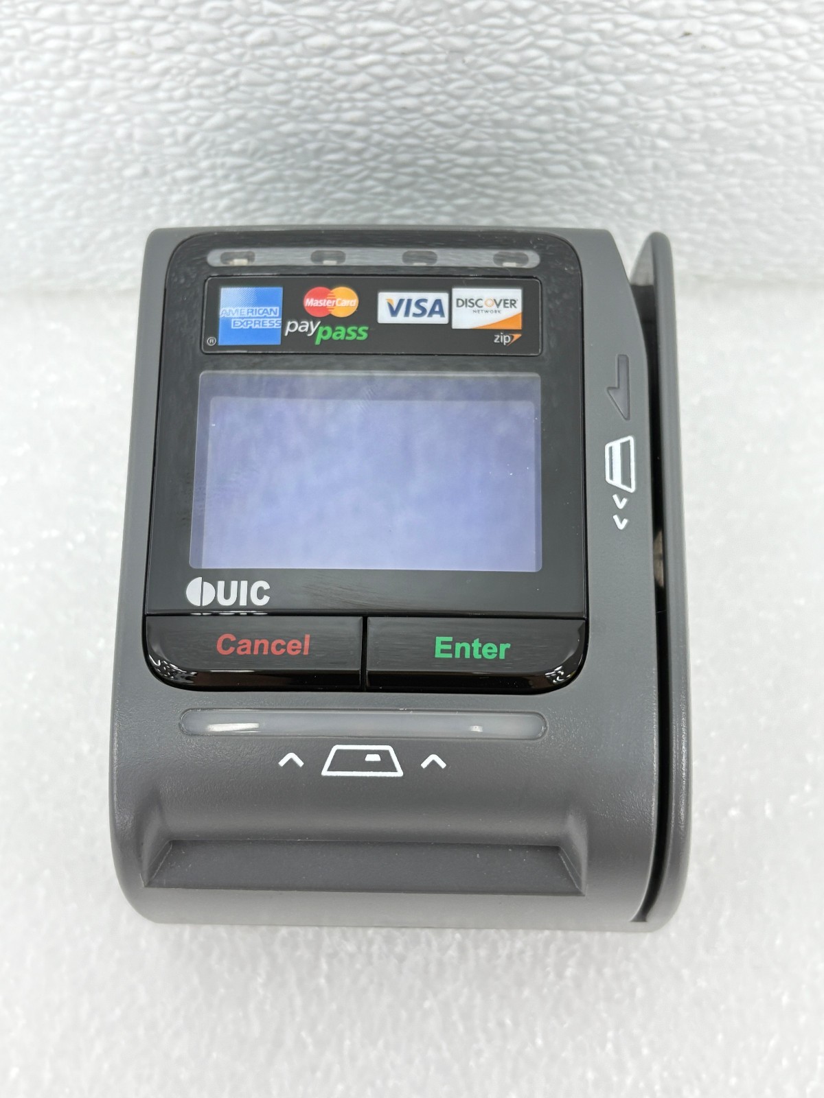 PRE OWNED | UIC BEZEL8 Contactless Smart Card POS Reader Terminal Only – Black