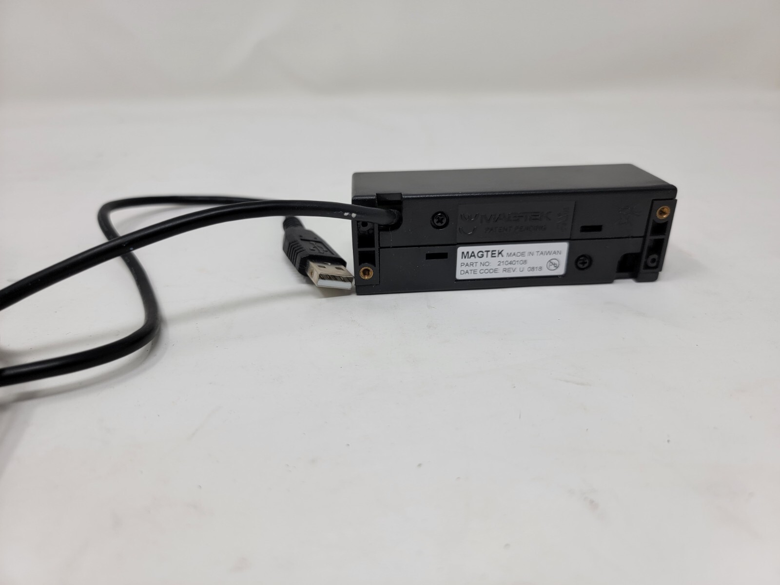 Magtek 21040108 Triple Track Magnetic Stripe Swipe Card Scanner