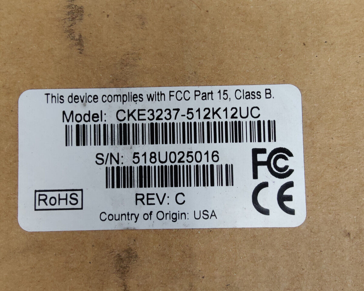 IDTech Omni Combined Bar Code and Magnetic Stripe Reader CKE3237-512K12UC