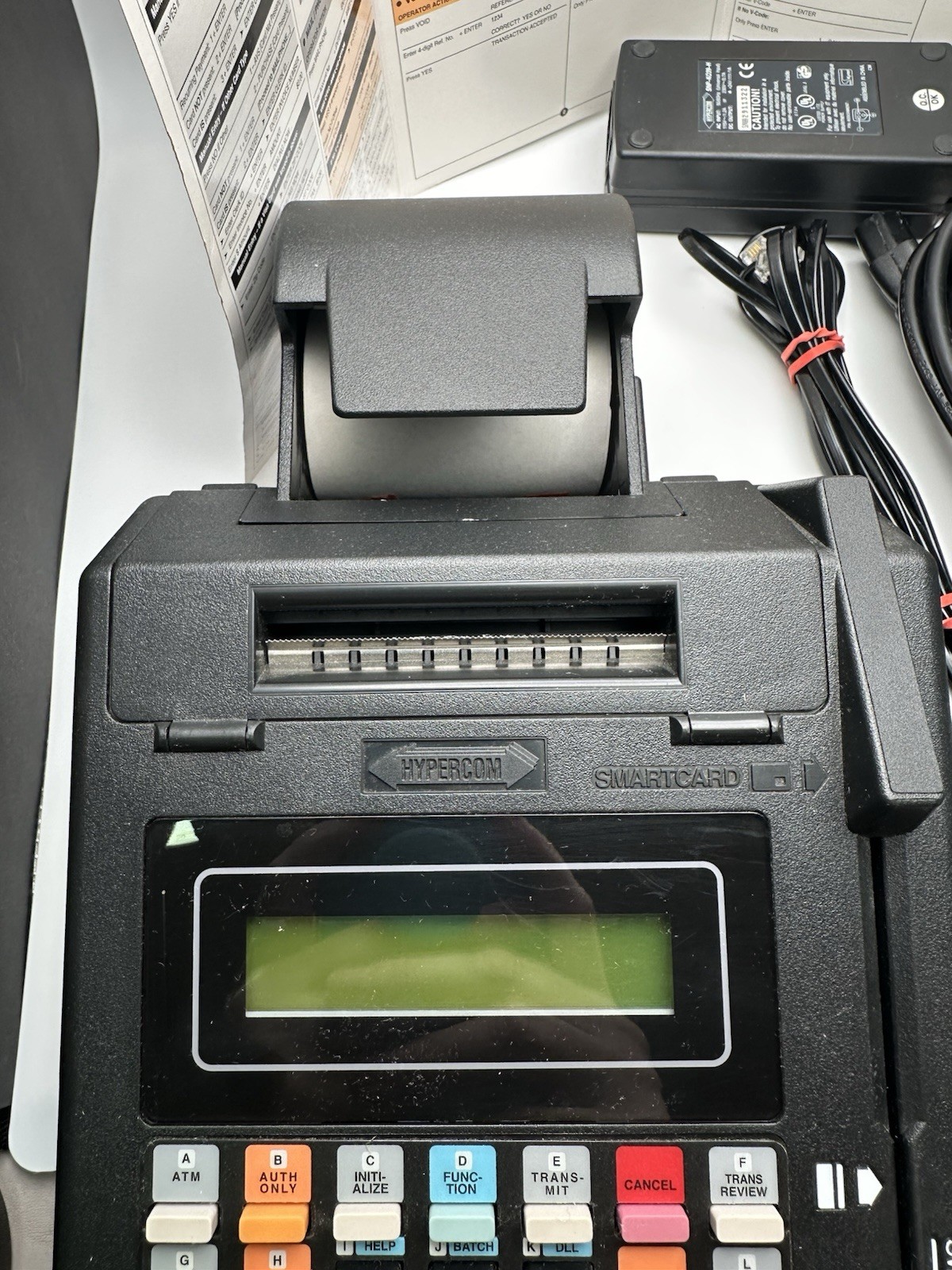 HYPERCOM T7Plus Information and Transaction Platform. Credit Card Terminal POS