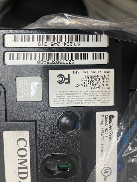 Lot of 2 Verifone MX 915 Pin Pad Payment Terminal USED