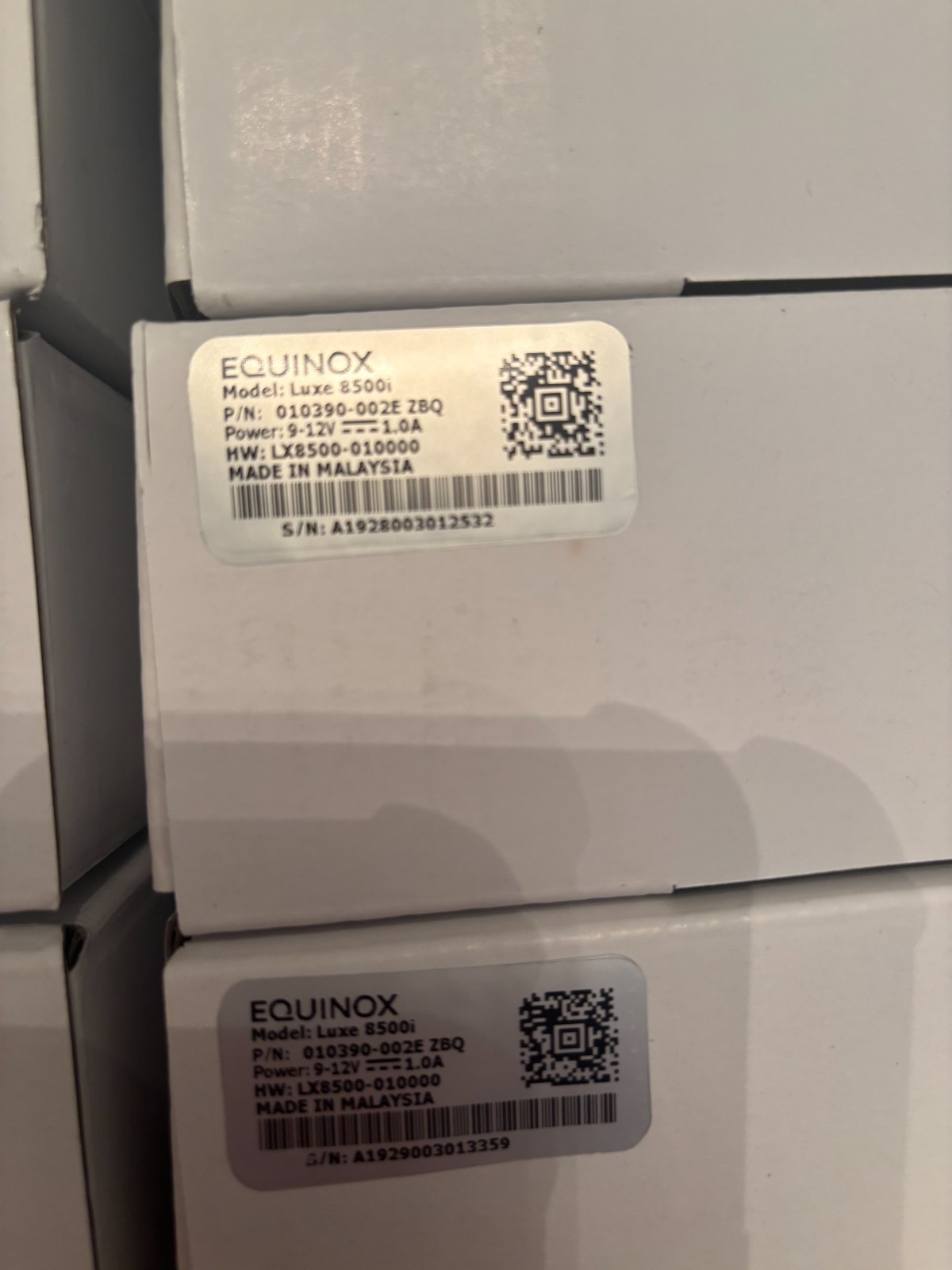 Box of 16 Equinox Luxe 8500i POS Terminals NIB – No Cords