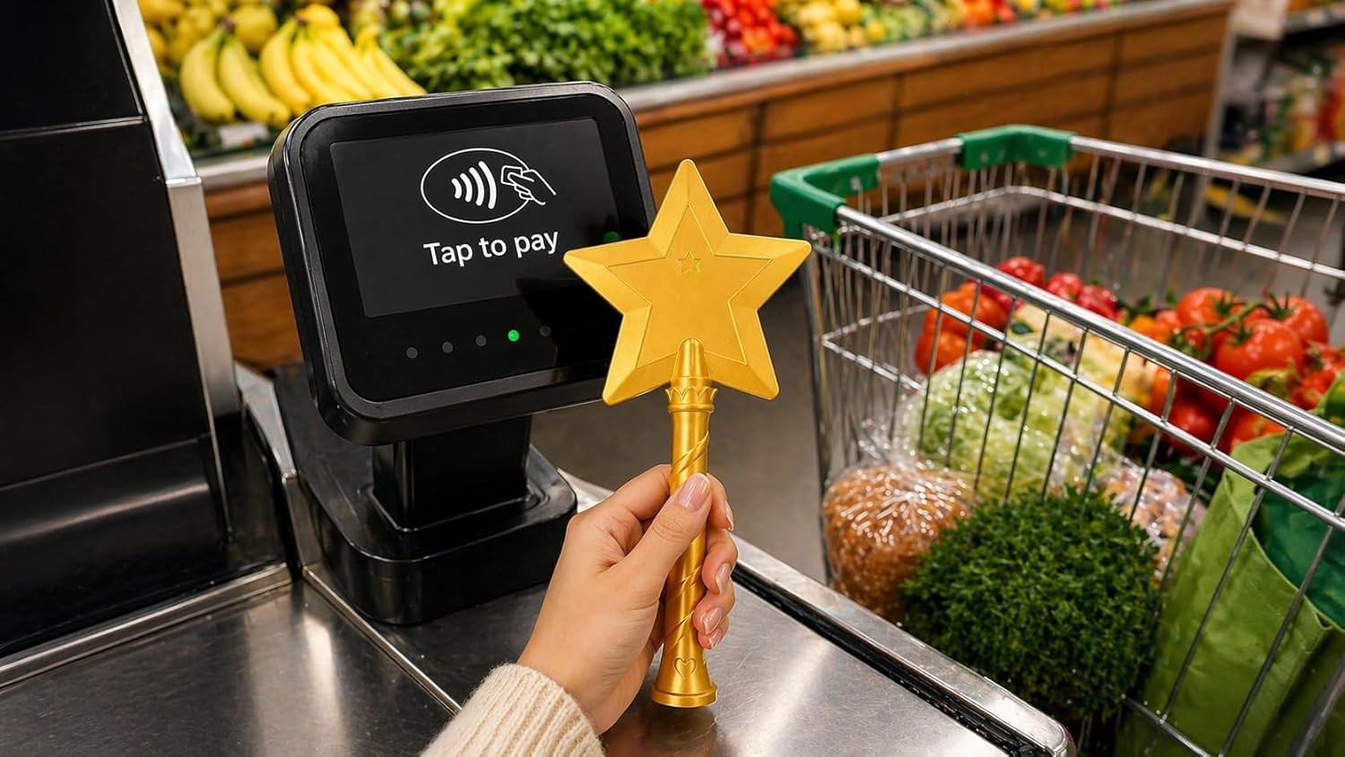 MunnyGrubbers – Credit Card Wand Holder Tap to Pay – Credit Card Holder – Magic