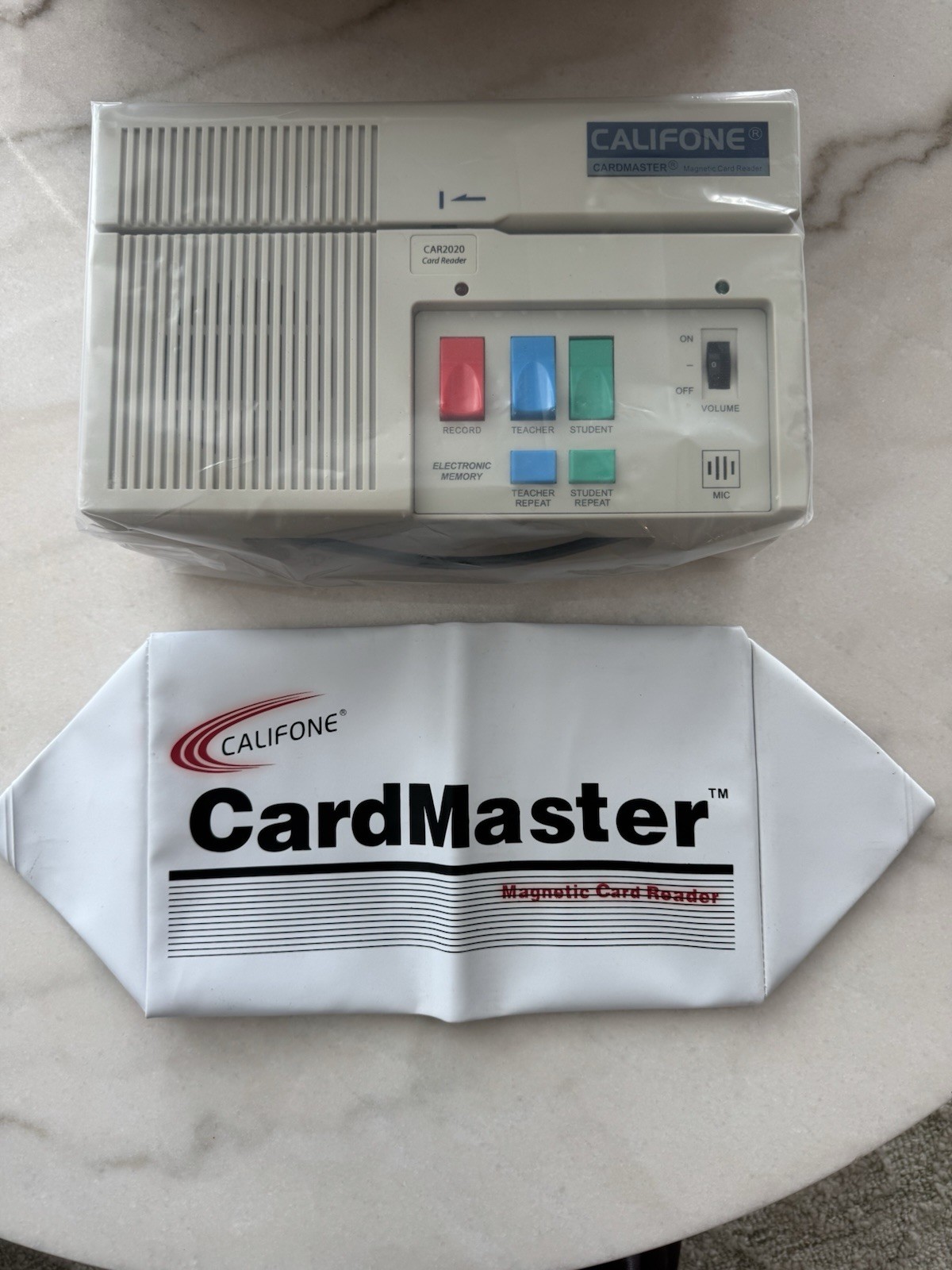 Califone Cardmaster Magnetic Card Reader SERIES 2000 A/V NEW OPEN BOX CAR2020