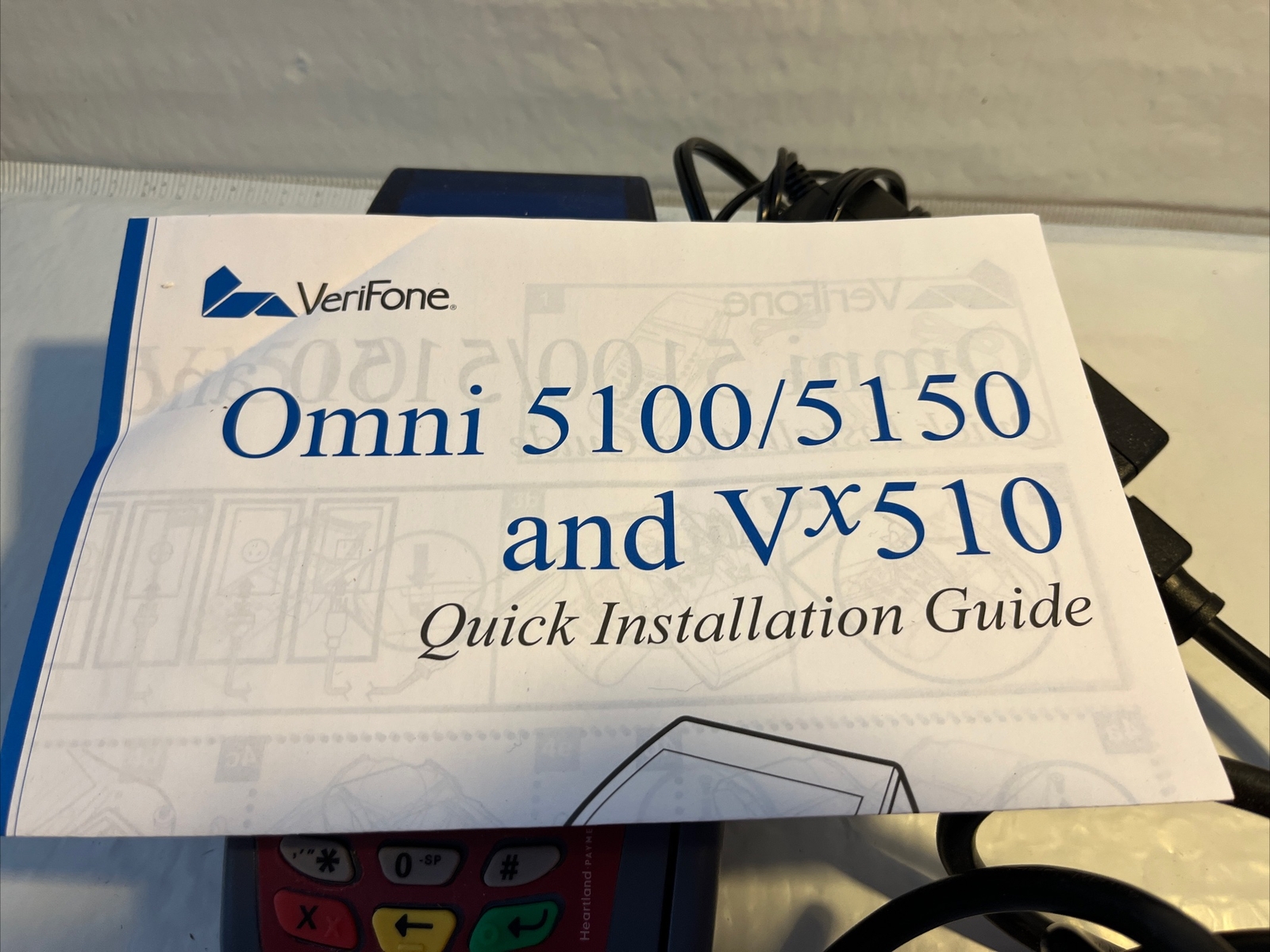 Verifone VX510 OMNI 3730 LE Credit/Debit Card Machine