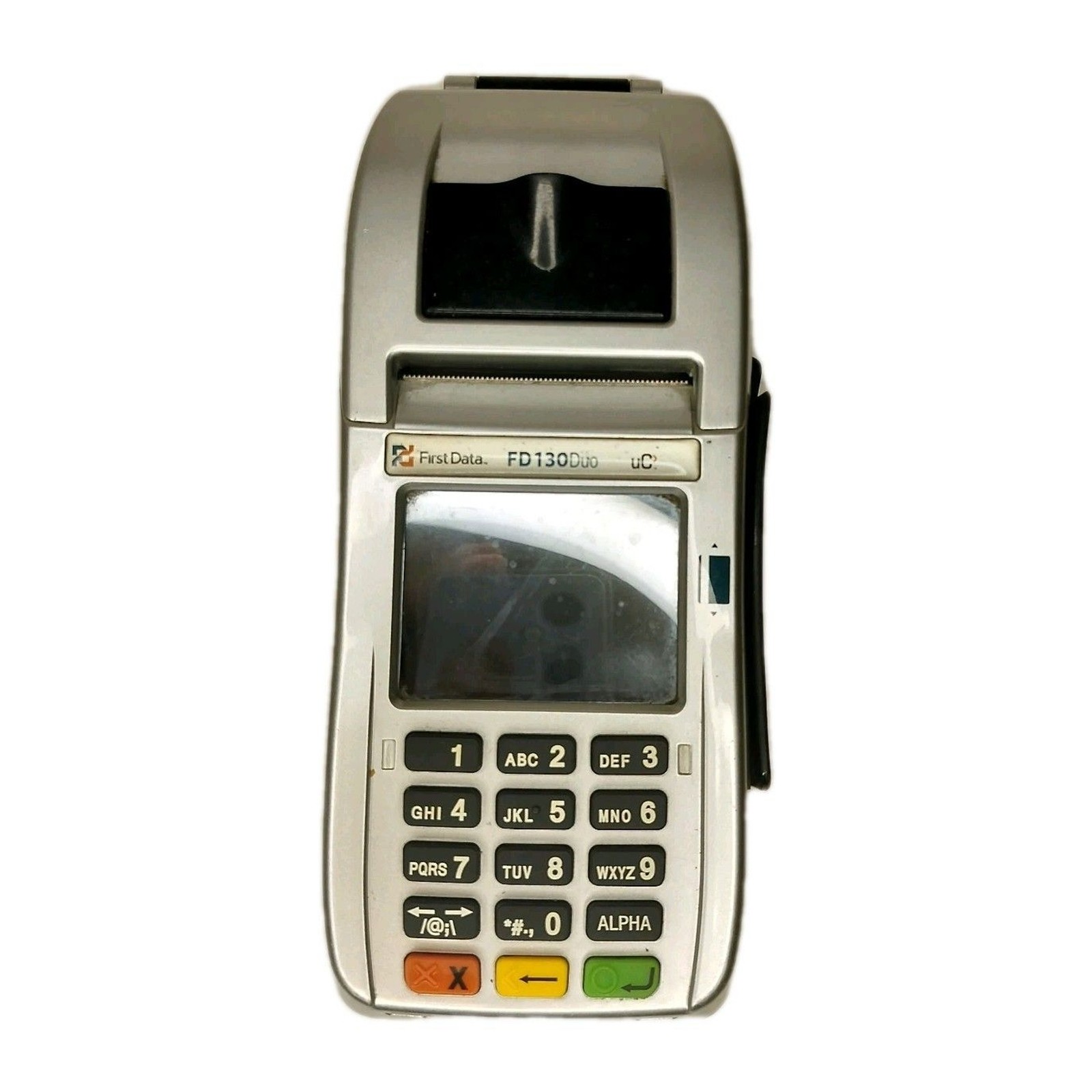 First Data FD130 Duo Credit Card Terminal EMV CTLS No Cables Untested POS Reader