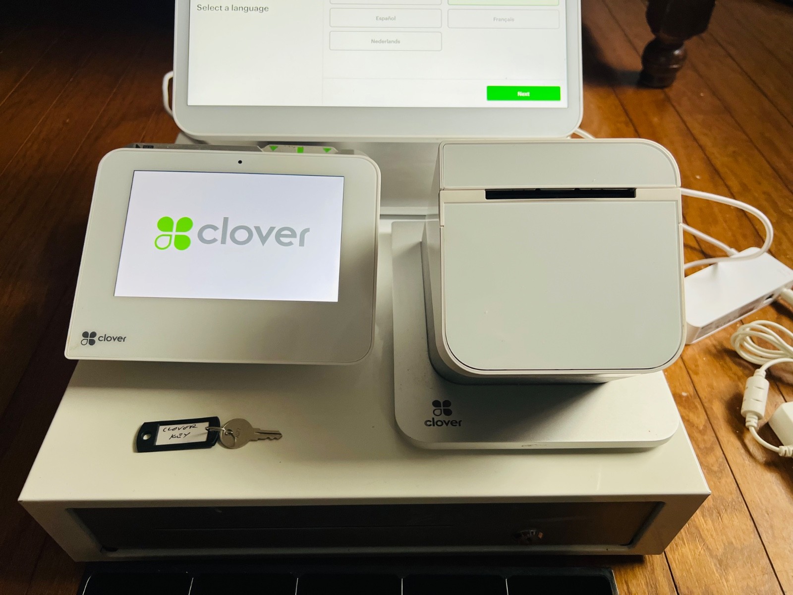 Clover Station Pro POS System Complete P500 C503 S503 H500 D100 FSP120 Scanner