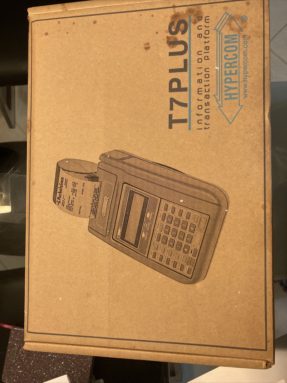 HIPERCOM T7PLUS CREDIT CARD INFORMATION AND TRANSACTION PLATFORM