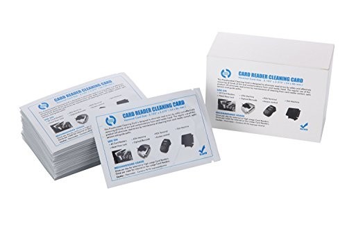 Isopropyl Alcohol Cleaning Cards CR80 10 Pack for POS Swipe Terminal Card Reader