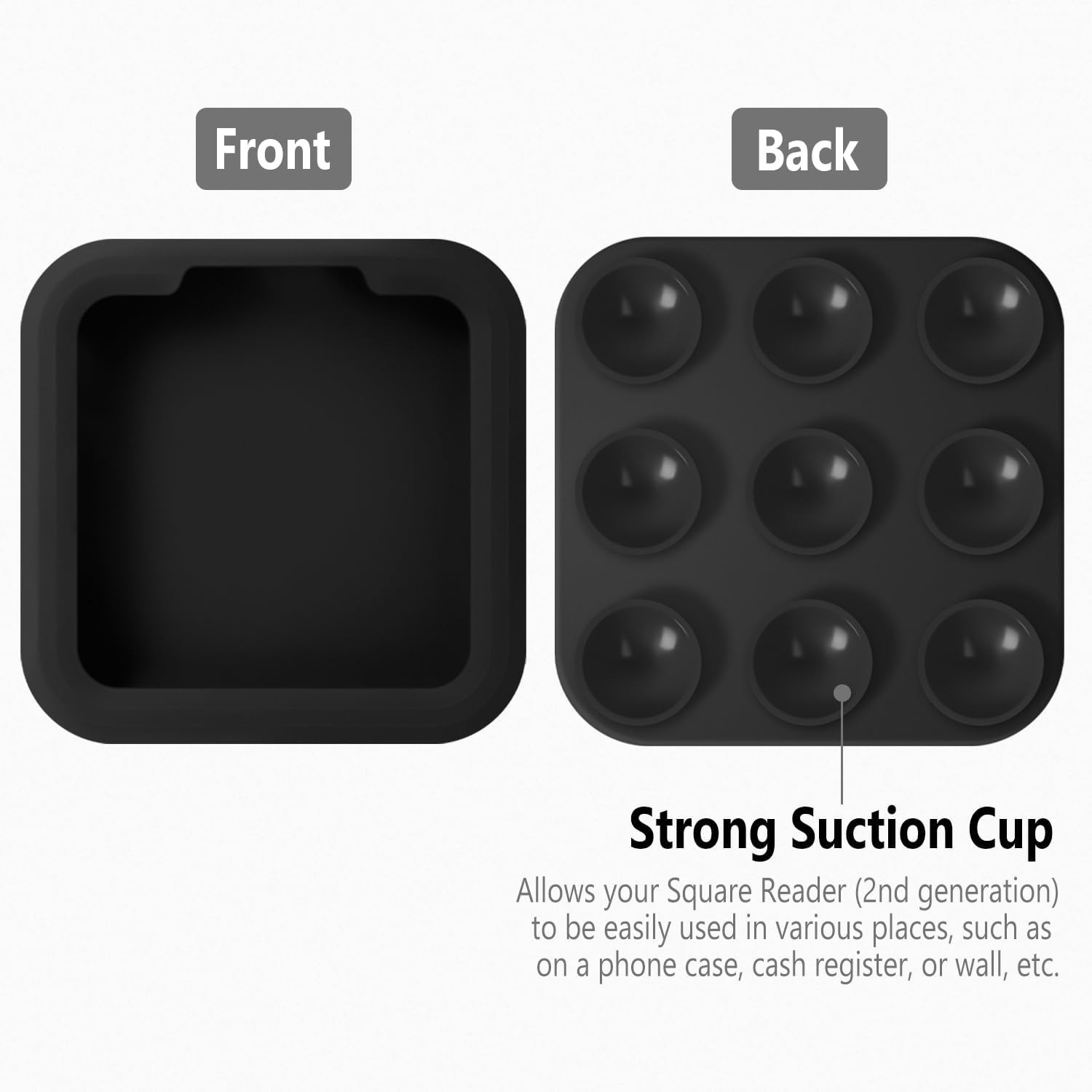 Protective Soft Silicone Case for Square Reader with Strap – All-Round Safety