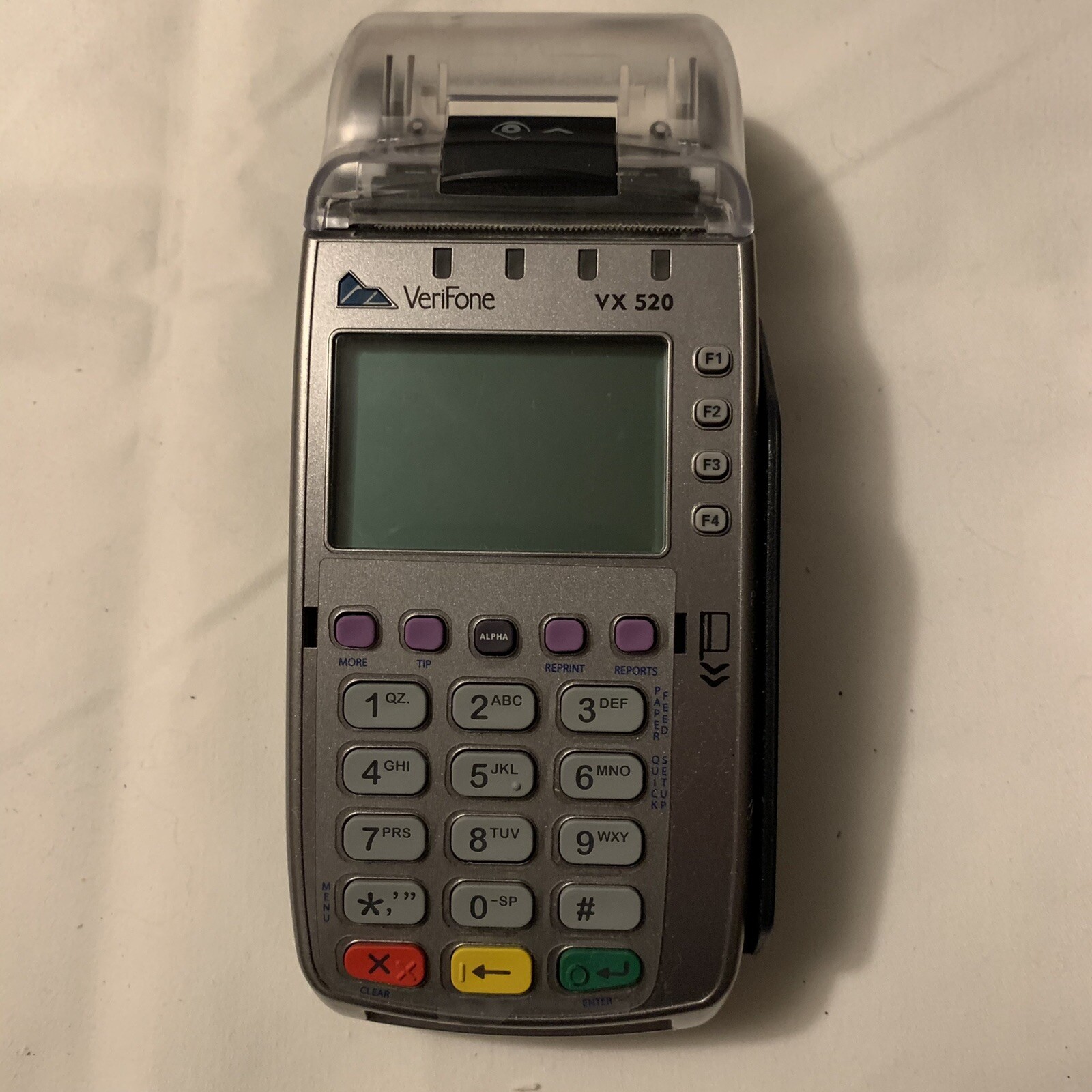VeriFone VX520 Card/chip Reader Terminal POS, Used/Untested (No Power Cord) E2