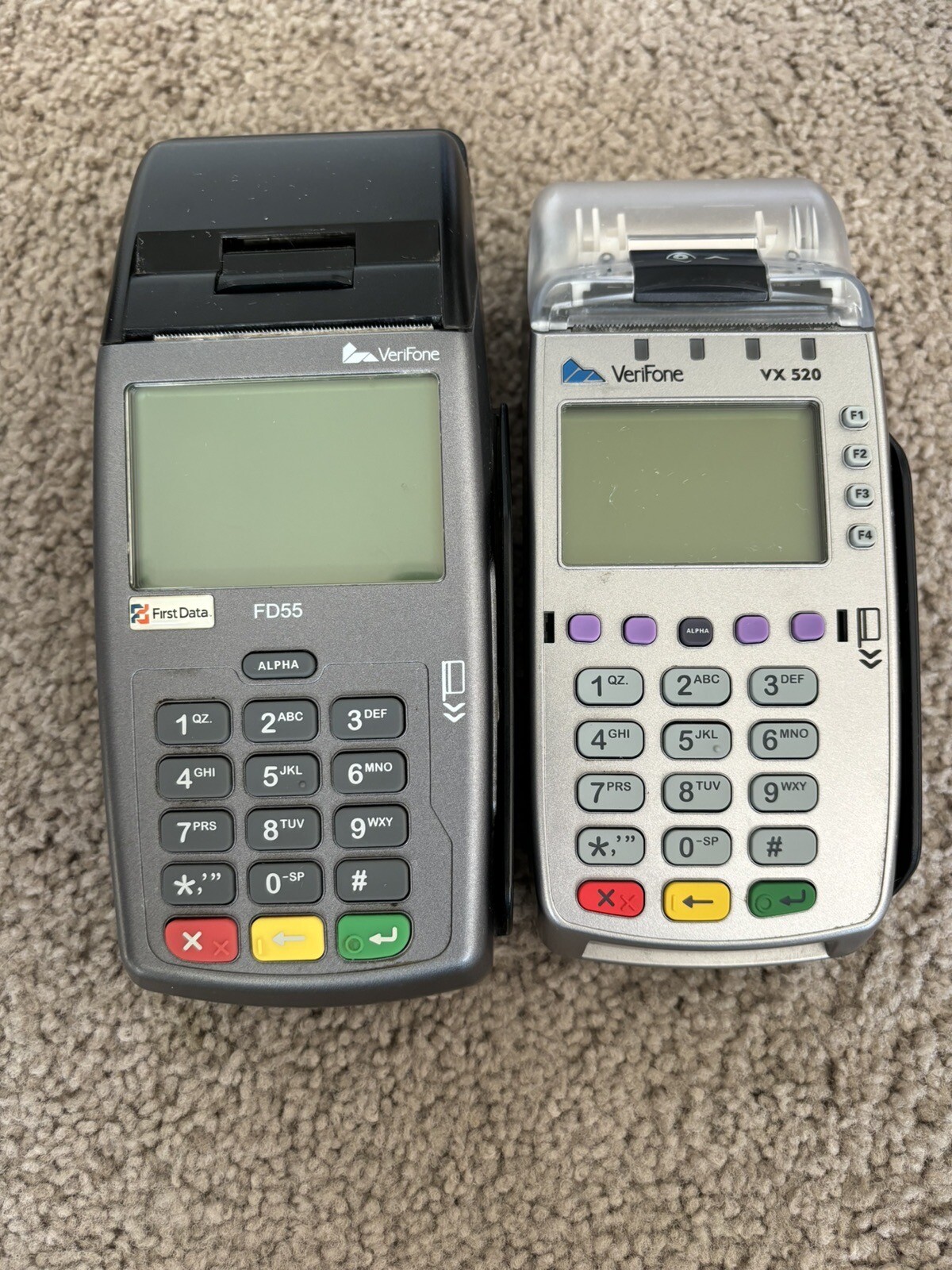 Verifone FD55 Card Machine And Verifone Vx 520 Card Reader WITH Chip Reader