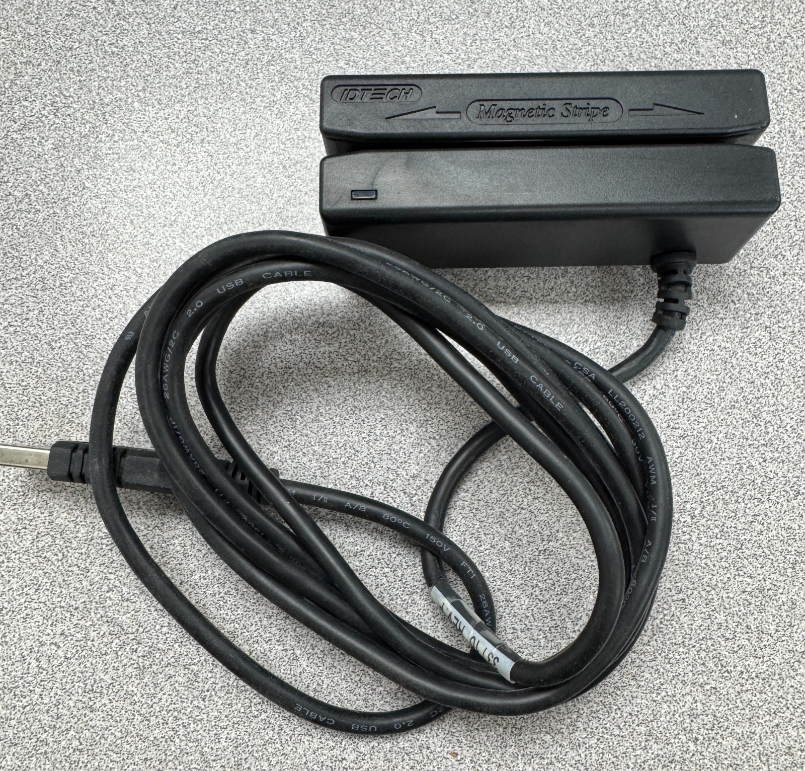 ID Tech IDMB-336133B-USB Magnetic Strip Reader – Black Rev J