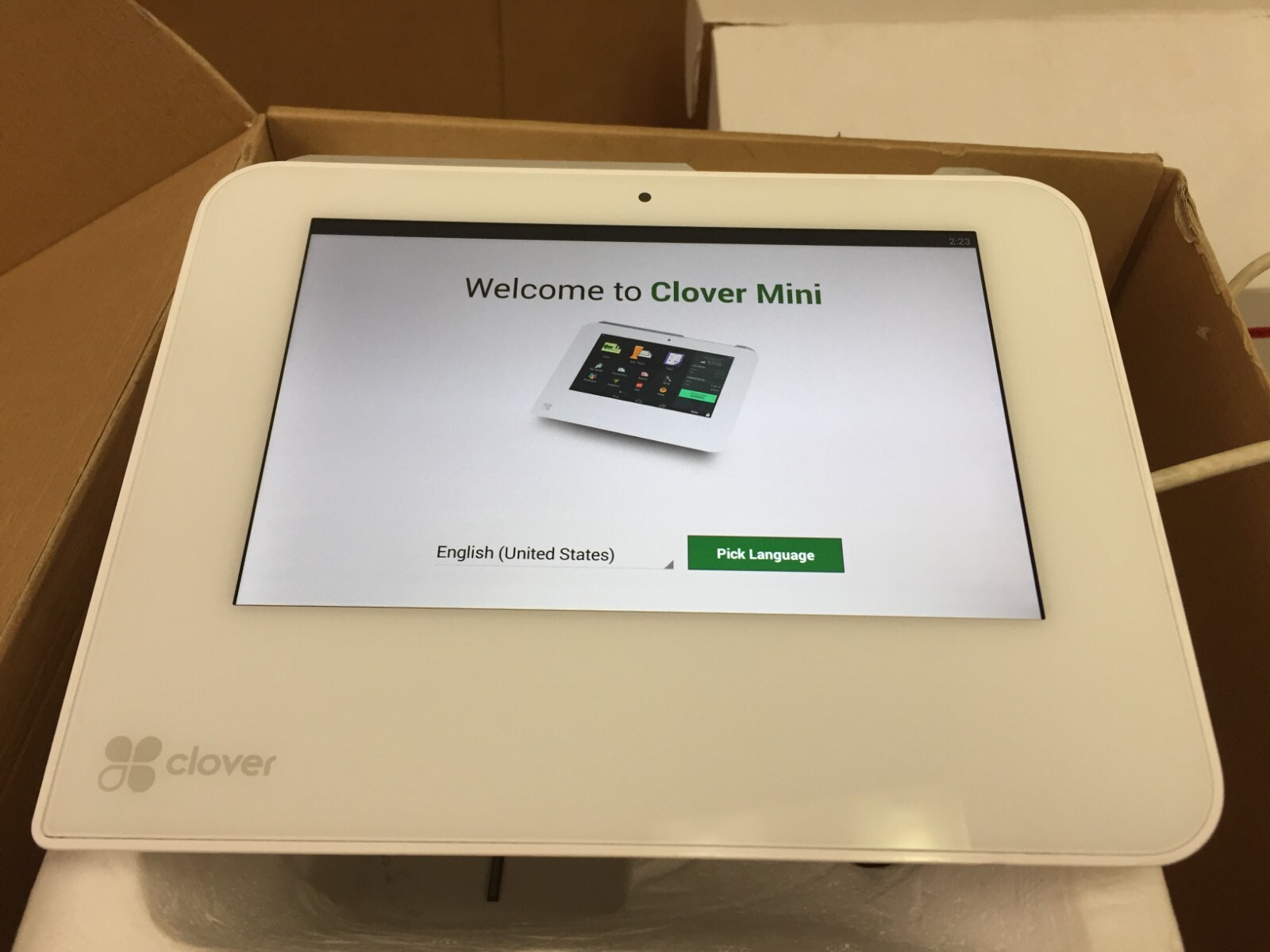Clover Mini 3G C301 POS System/Credit Card Terminal