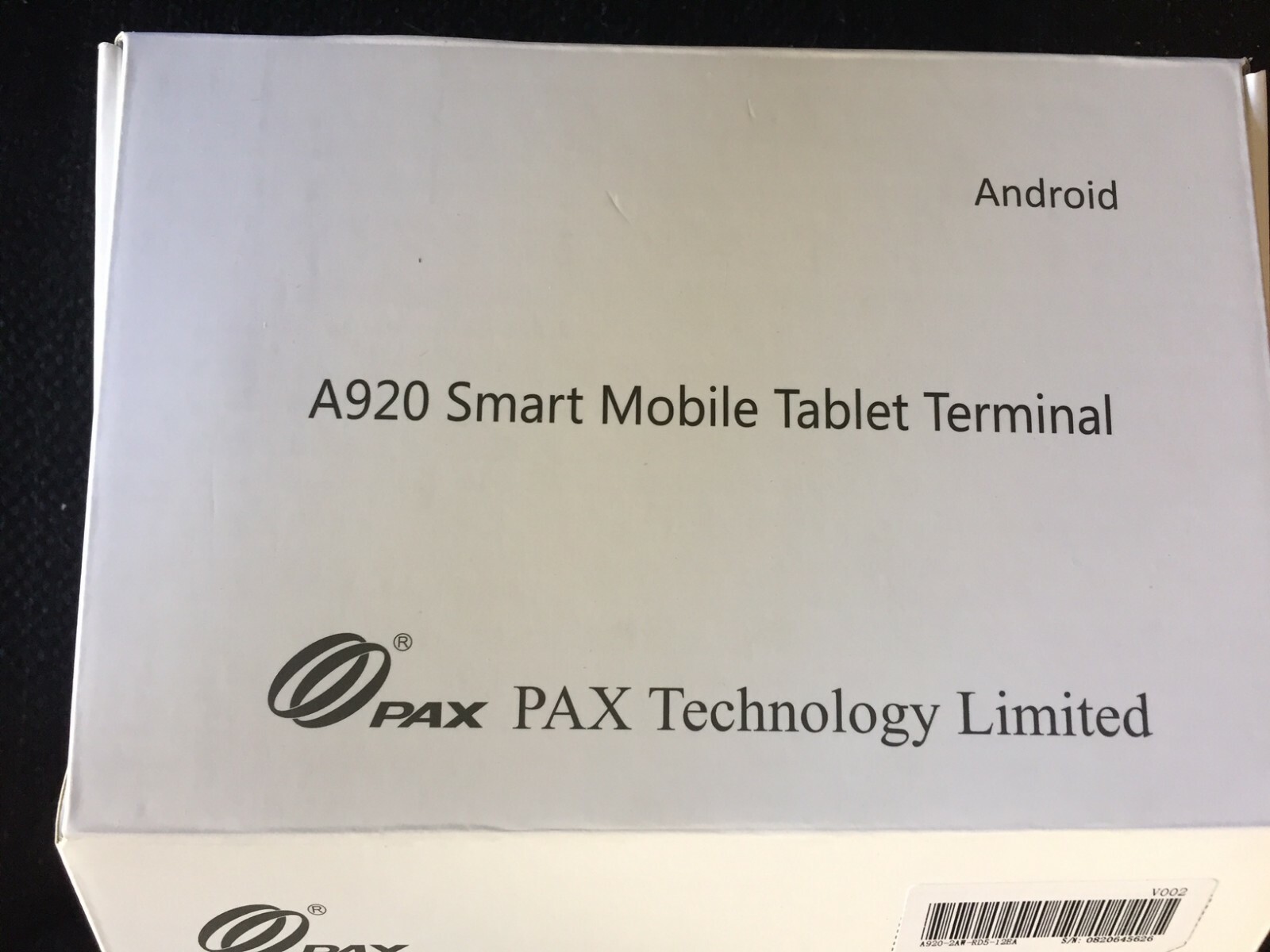 PAX A920 wireless 4G ***BRAND NEW***LOCKED to Heartland Payment Systems