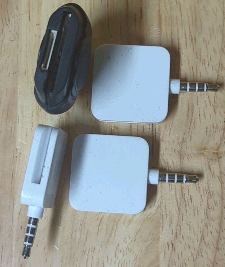Square White Credit Card Magstripe Reader For Android iPhone Lot Of 3 & Reader