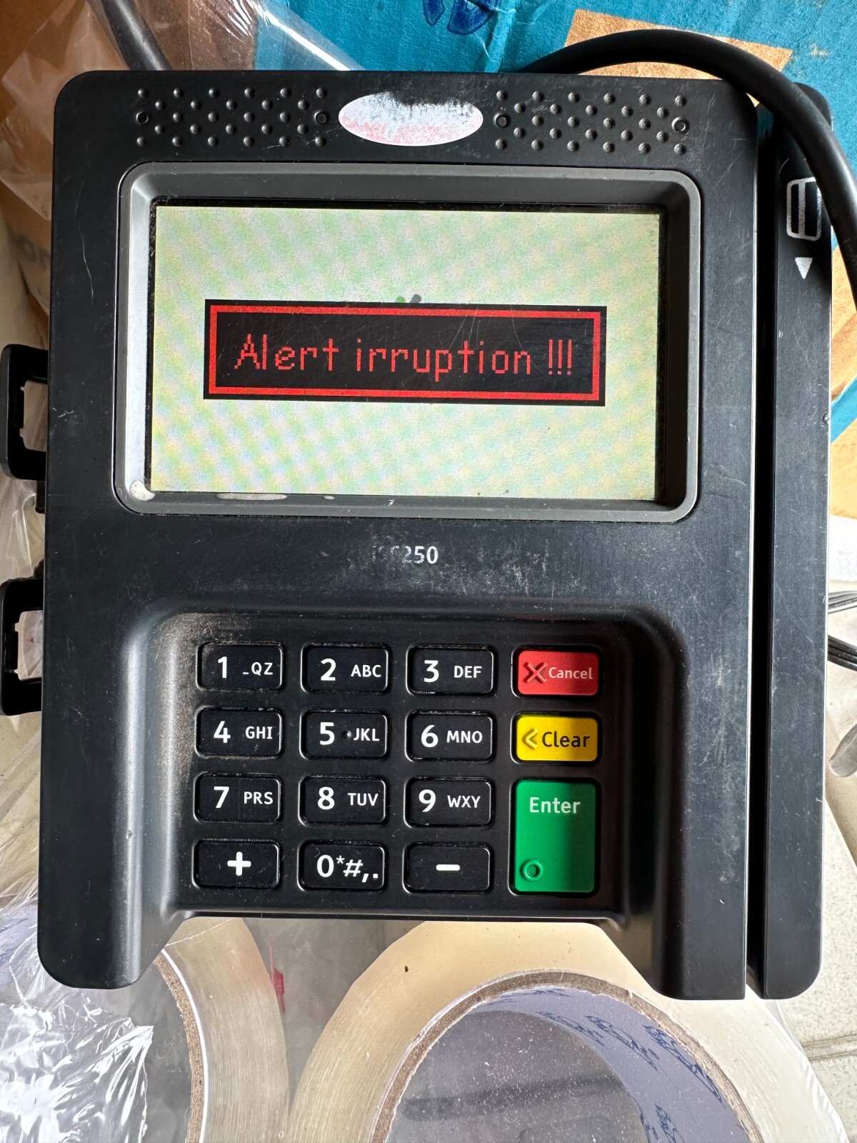 INGENICO ISC250- Lane5000 Payment Terminal-Tested As Pictured-Lot Of 10