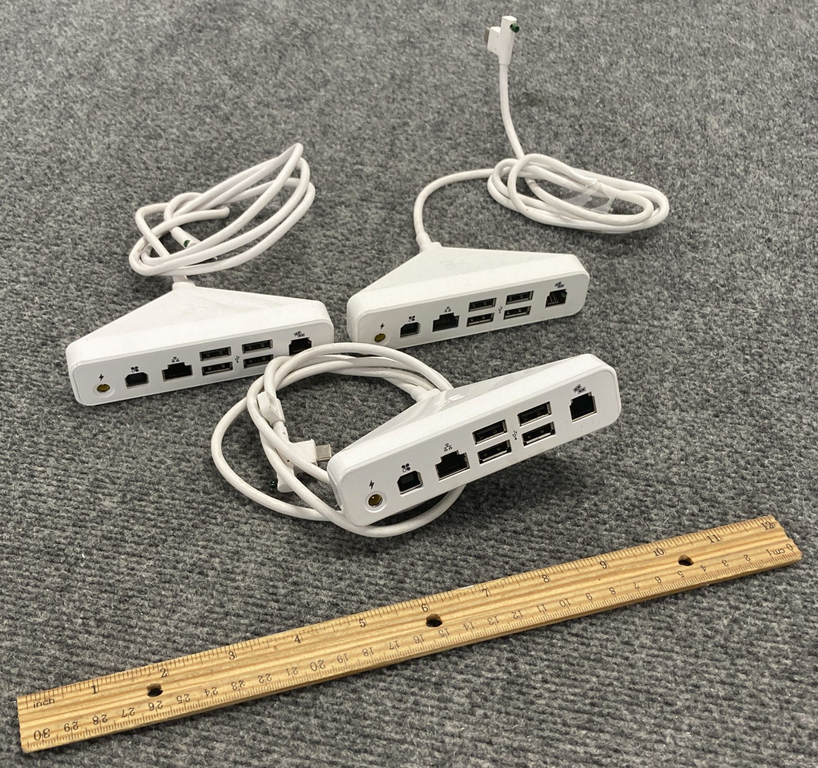 Lot of 3 Clover Mini 3 Triangle Hub POS USB