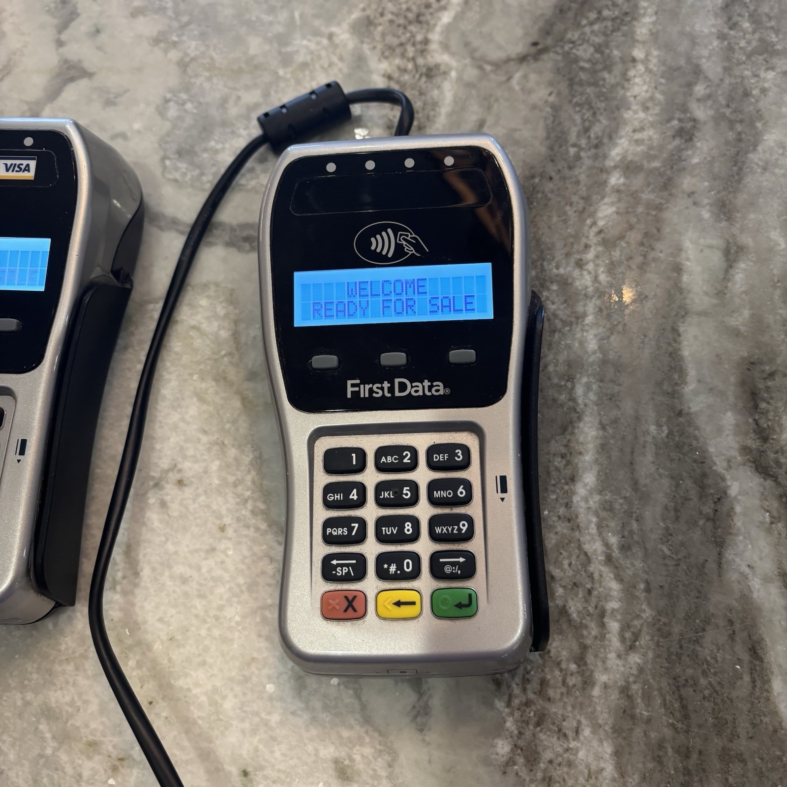 Lot of 3 First Data FD-35 Credit Card Pin Reader Card Read POS USED