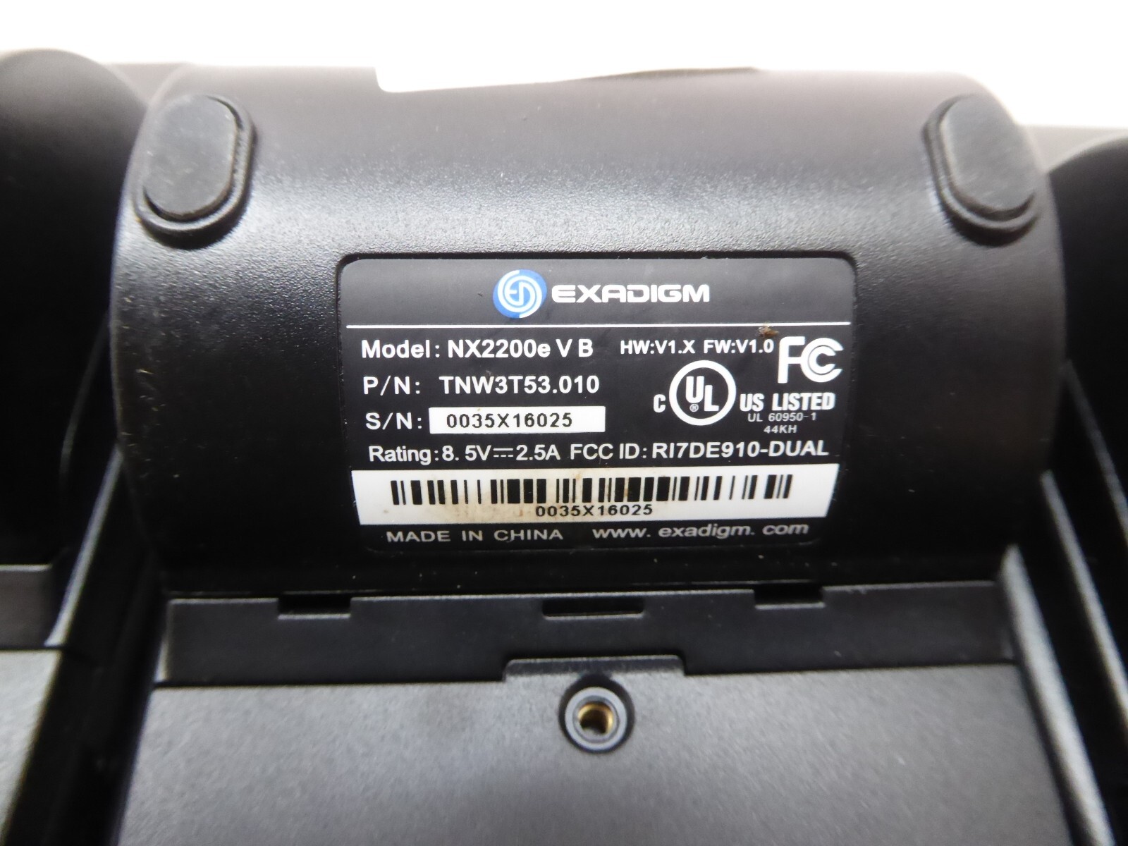 Lot of 5 Exadigm NX2200e TNW3T53.010 Wireless/Ethernet Credit Card Terminals