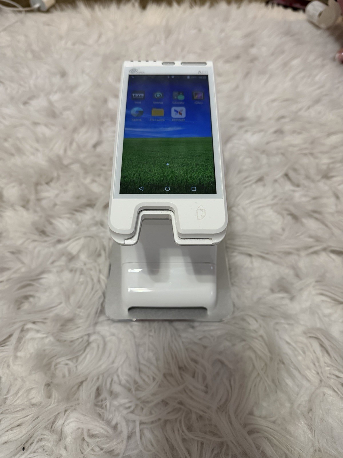 Pax A60 **UNLOCKED** With Charge Base BP60A, AS IS