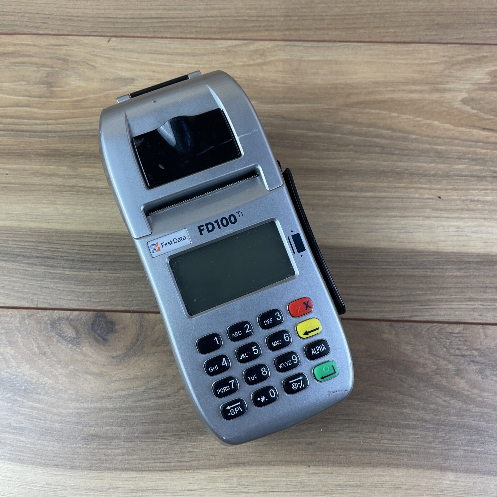 First Data FD100ti SilverWireless Portable Terminal Unlocked Credit Card Machine