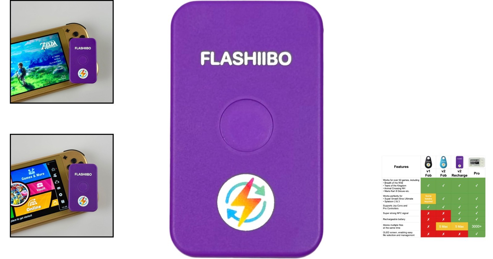 Rechargeable NFC Tag Emulator – Elevate Your Gaming with 50+ Compatible Titles