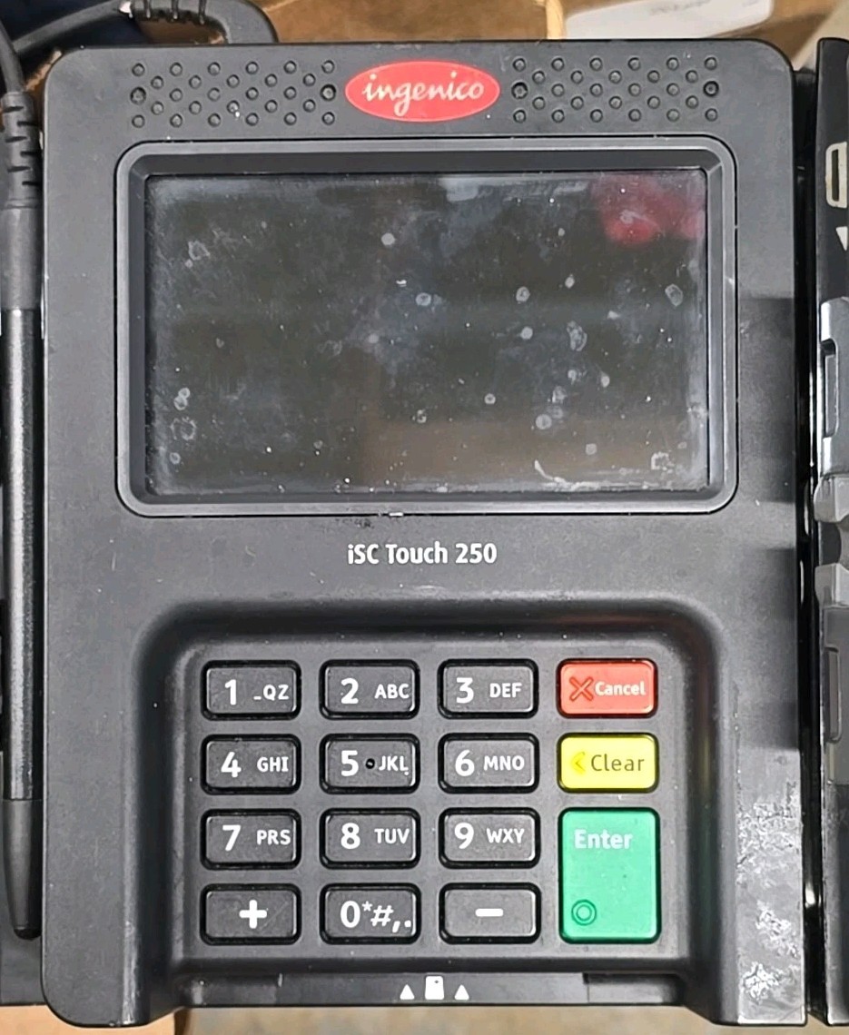 Ingenico iSC Touch 250 Payment Terminals Lot of 13 As is