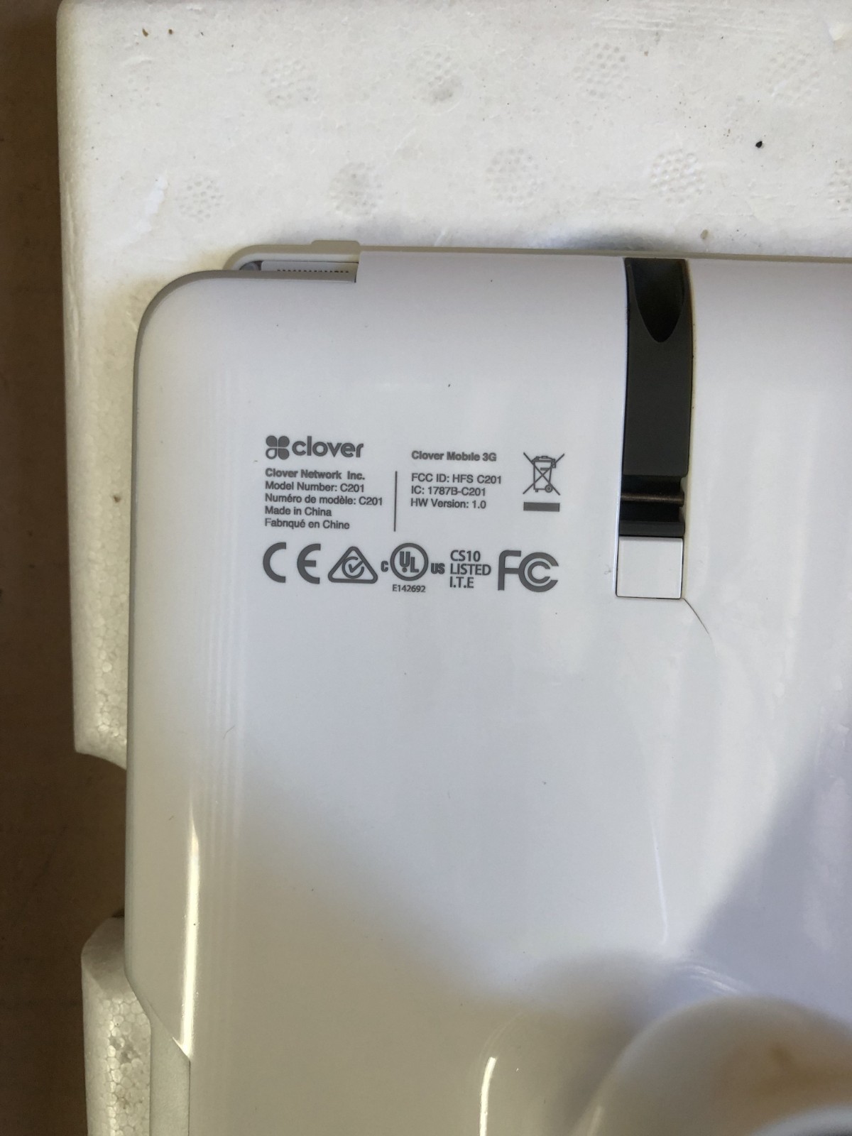 Clover Network Mobile 3G C201 – Handheld POS G505