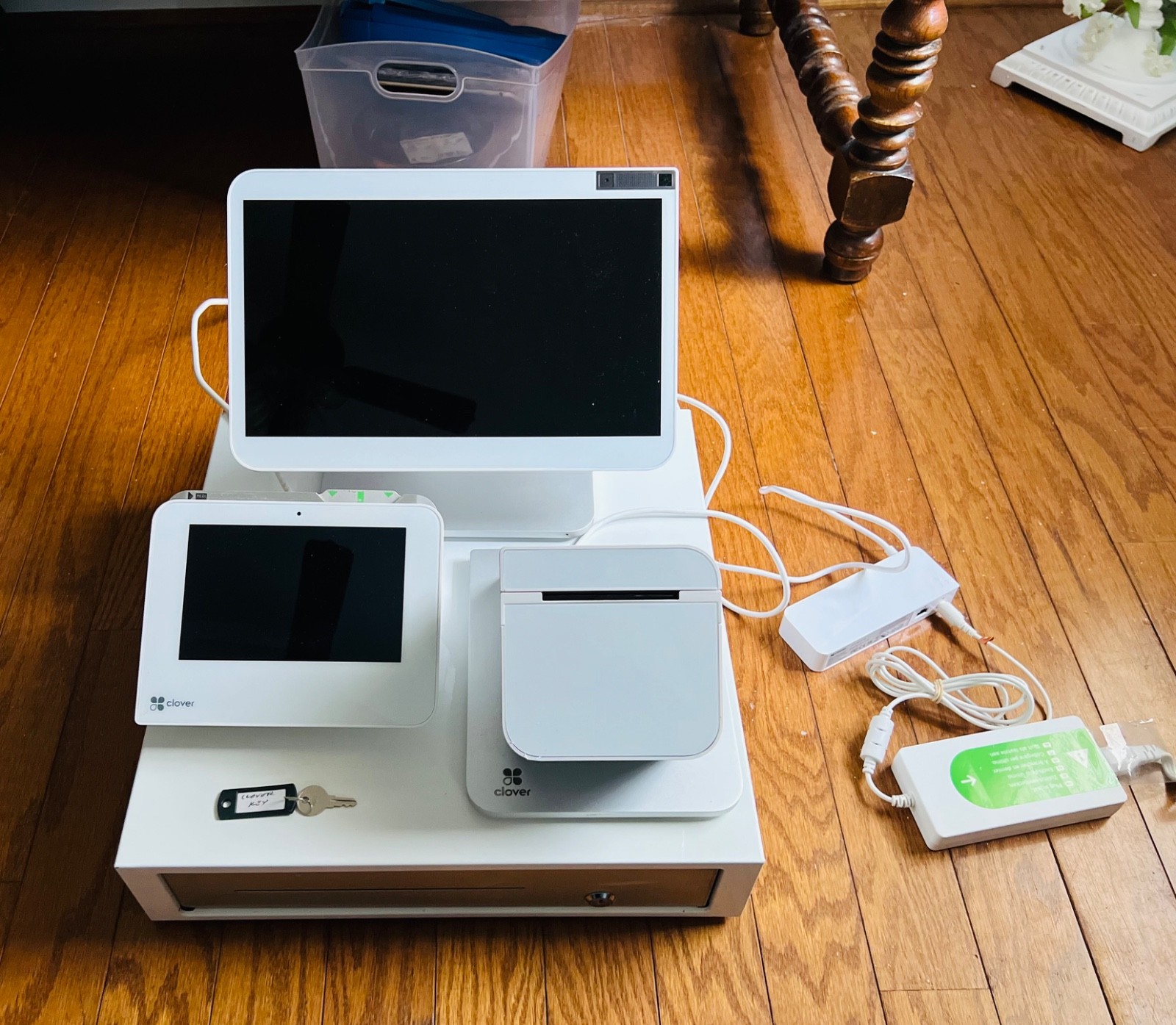 Clover Station Pro POS System Complete P500 C503 S503 H500 D100 FSP120 Scanner