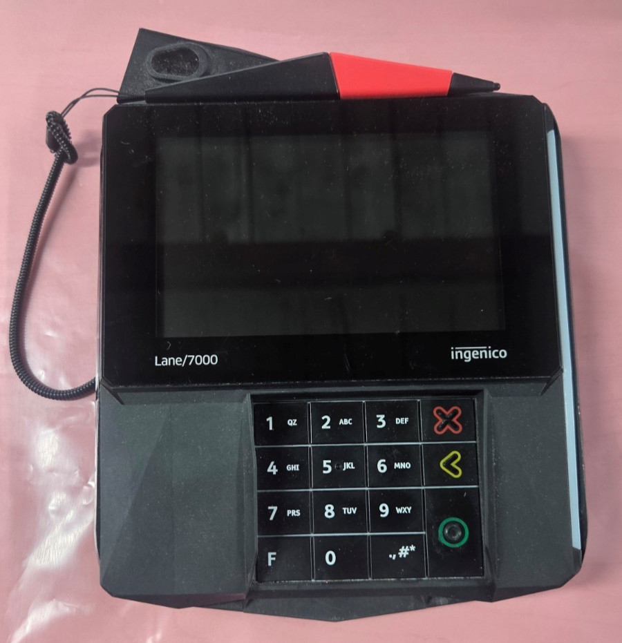 INGENICO Lane/7000 Credit Card Terminal w/ Pen