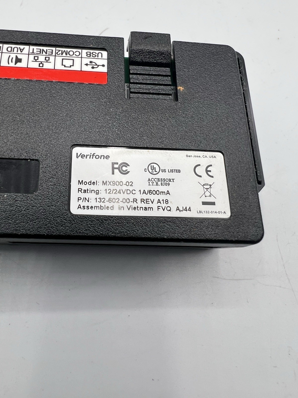 Verifone MX900-02 USB Input/Output Ethernet Module (132-602-00-R)