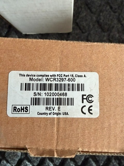 ID Tech WCR3297-600 Omni Mgntc Stripe & Barcode Card Reader Wiegand Access Cntrl