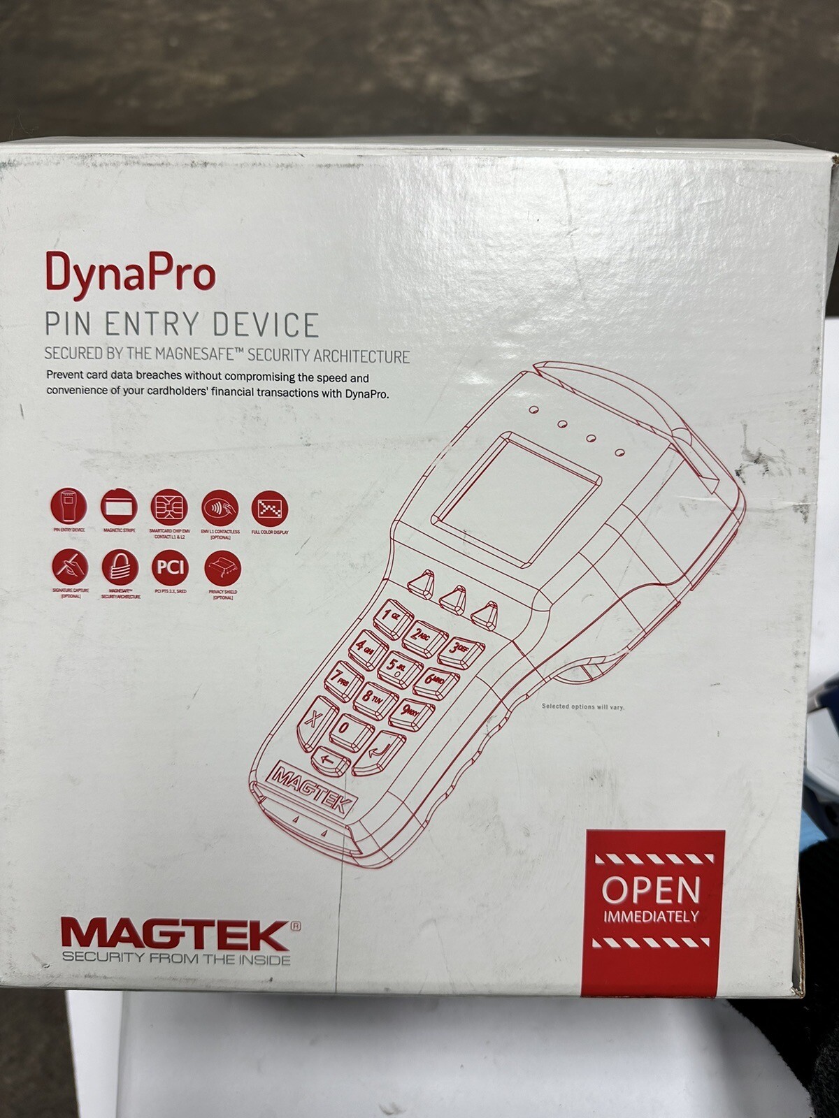 Magtek DynaPro Handheld Terminal Pin Entry Device Model 30056013 New Open Box