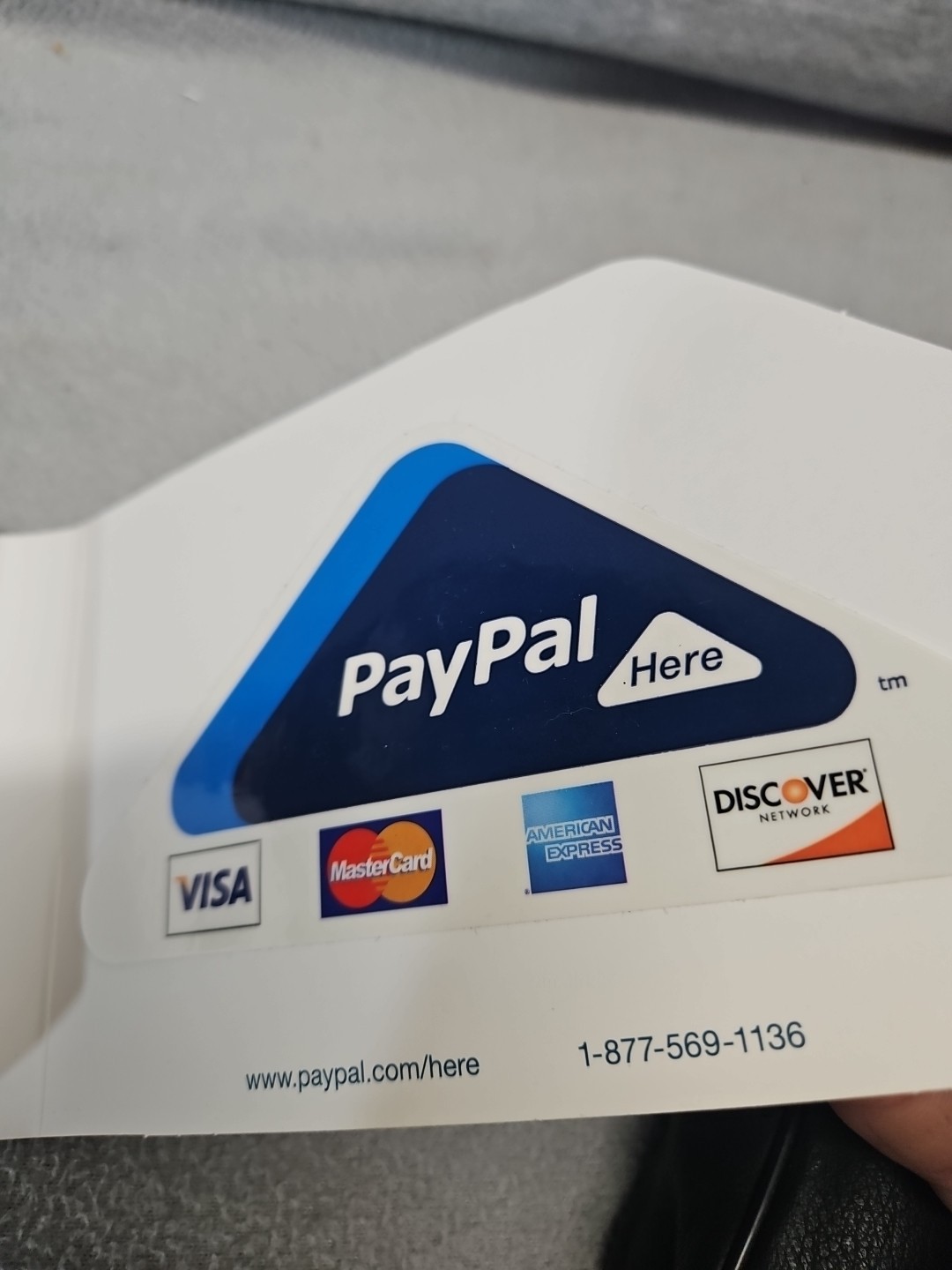 NEW (Open Box) PayPal Here Triangle AUX Port/Headphone Jack Card Reader X7
