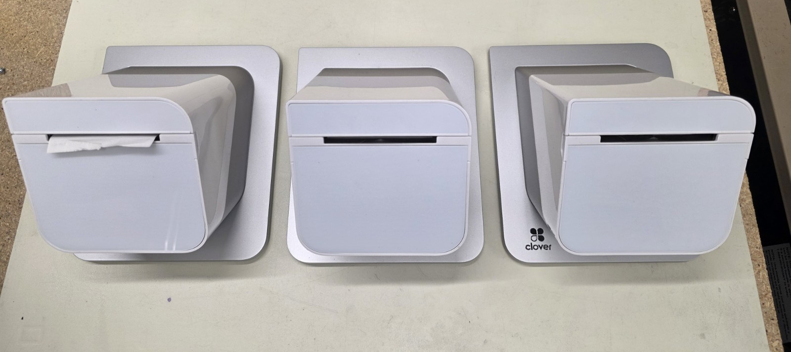 3 Used Clover Station P500 Receipt Printer