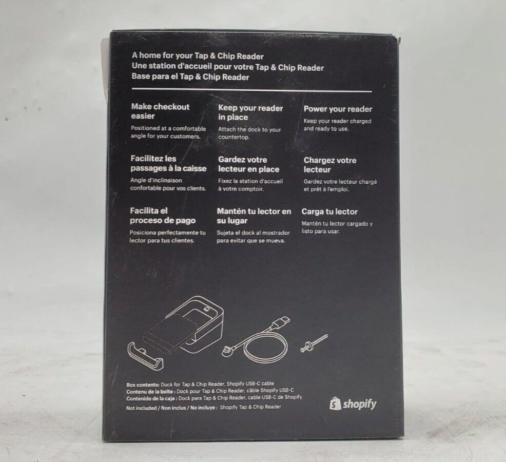 Shopify Dock for Tap And Chip Reader