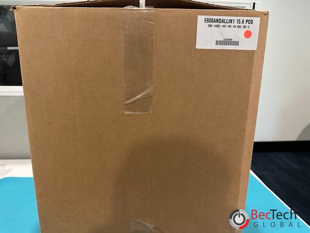 Pax E800 Register open box for parts untested*E800-A4222-1431-501-EA*