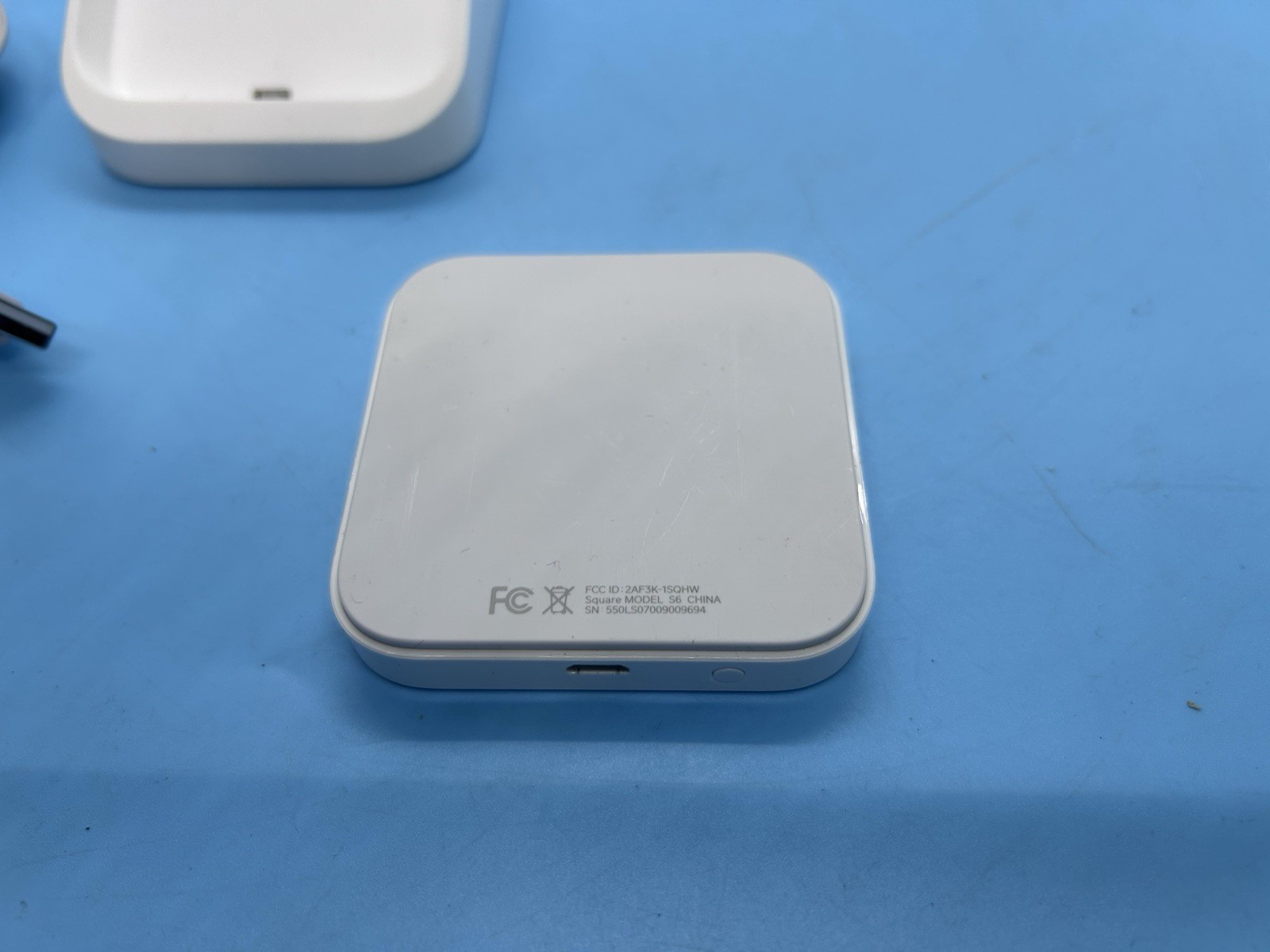 Square Credit Card Reader For Contactless Chip Model S6. W/Square USB Dock S7
