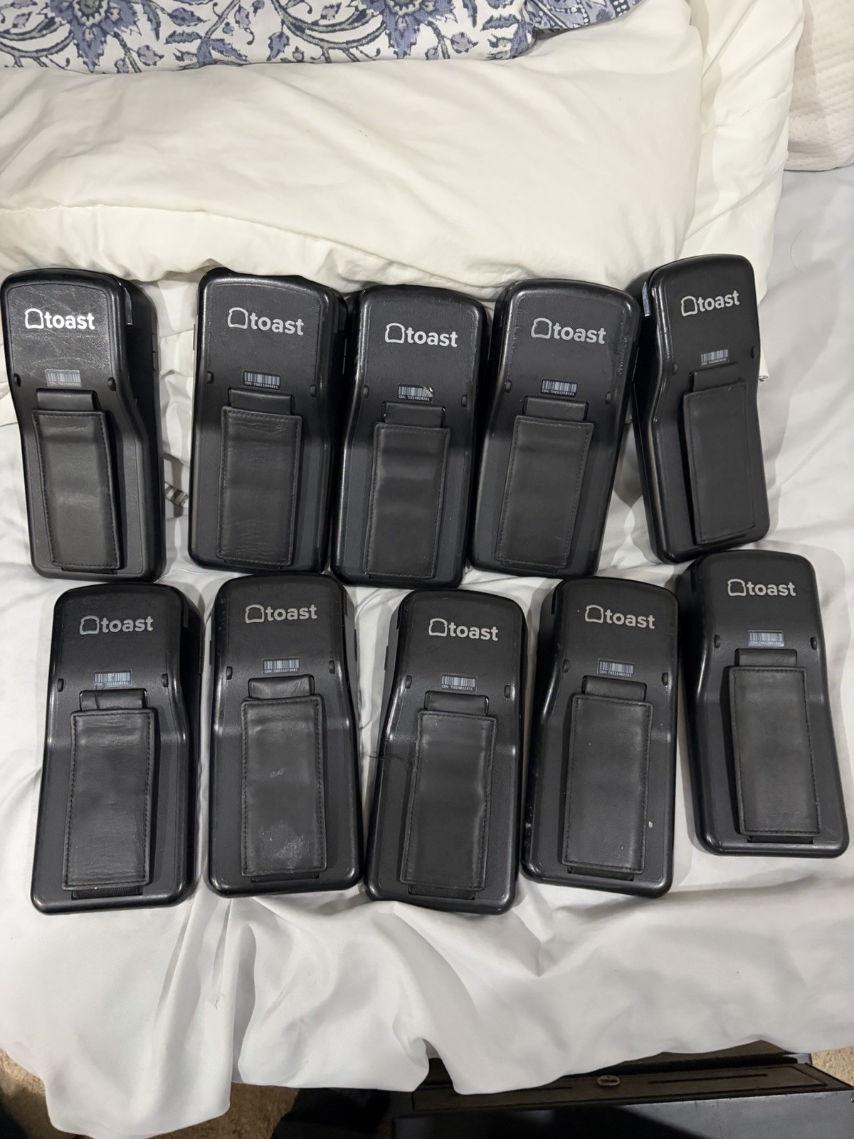 Lot of 10 Toast Go 2 Handhelds
