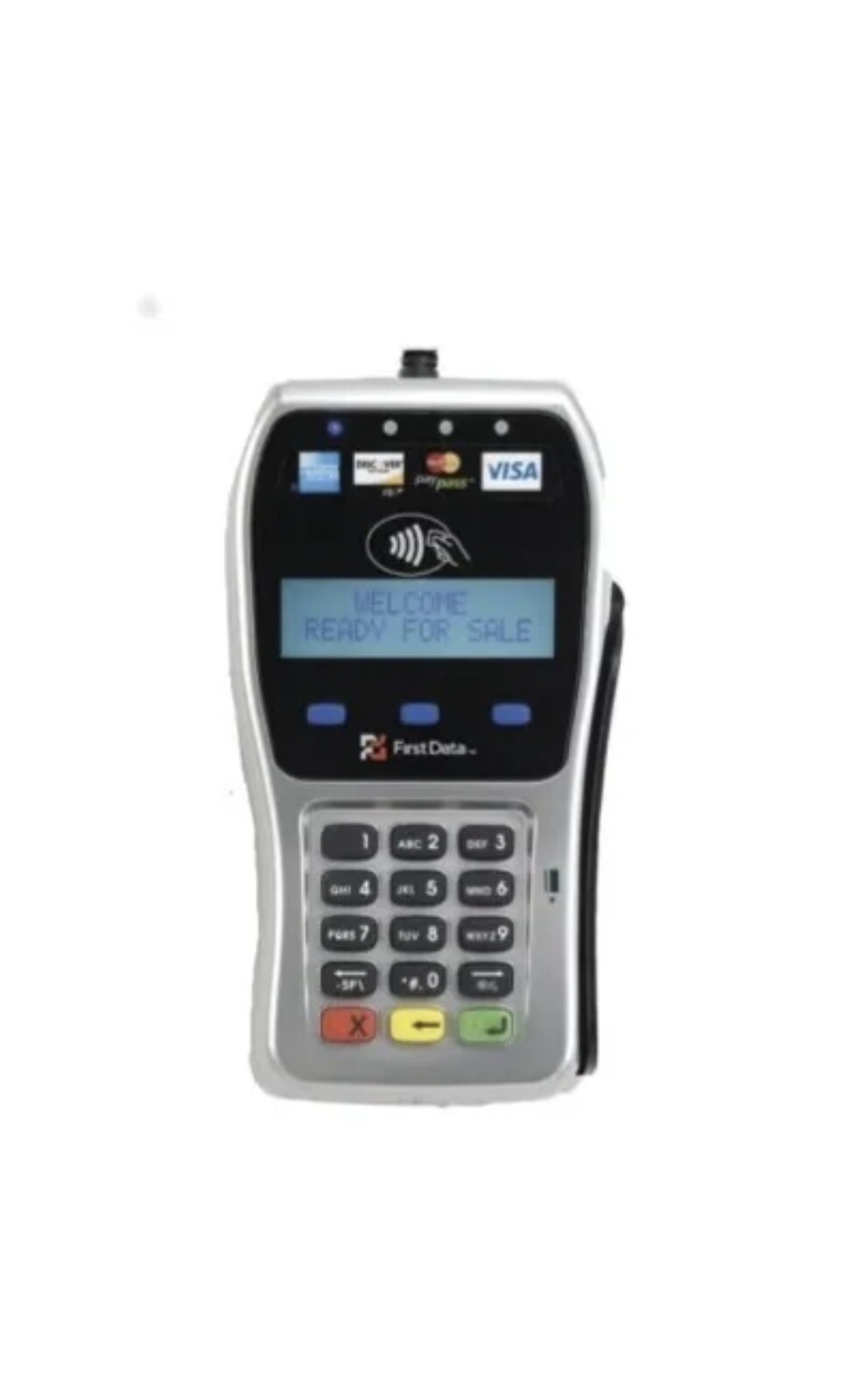 First Data Pin Pad With Wells Encryption – Gray EMV Apple Pay Android Pay & Tap