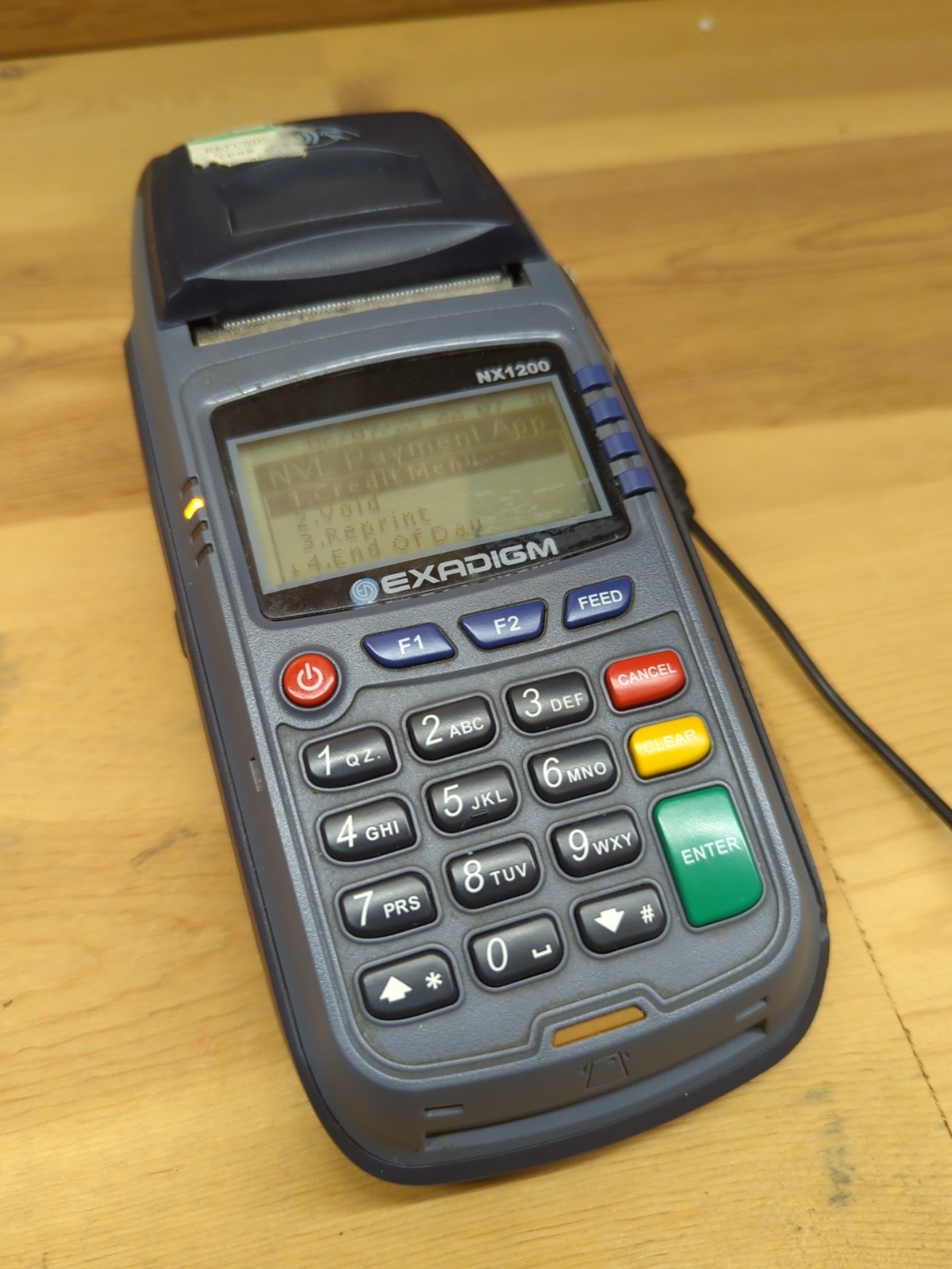 Exadigm NX1200E Countertop Payment Terminal Credit Card Reader Smart Card POS