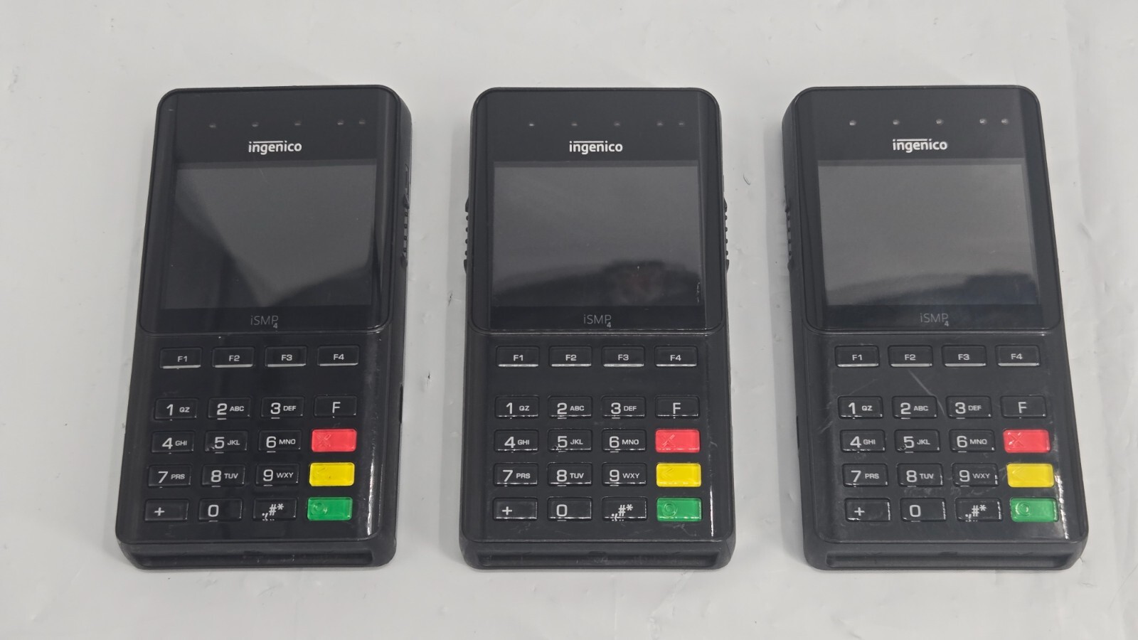 Lot of 3 Ingenico ISMP4 Mobile Card Reader Terminal IMP627–11T3553C