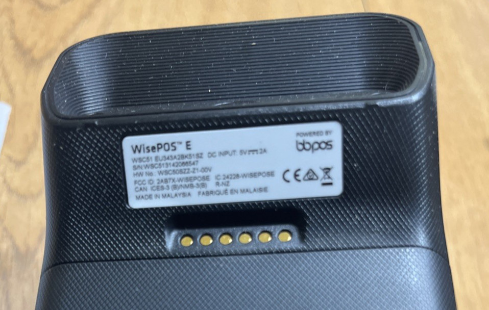 WisePOS E WSC51 Credit Card Reader BBPOS Tap to Pay Payment Terminal (Black)